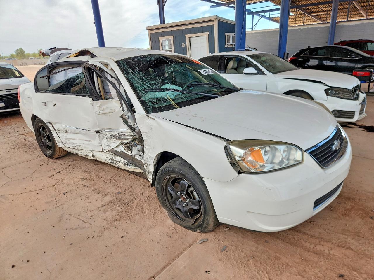 2006 Chevrolet Malibu Lt White vin: 1G1ZT53FX6F191940