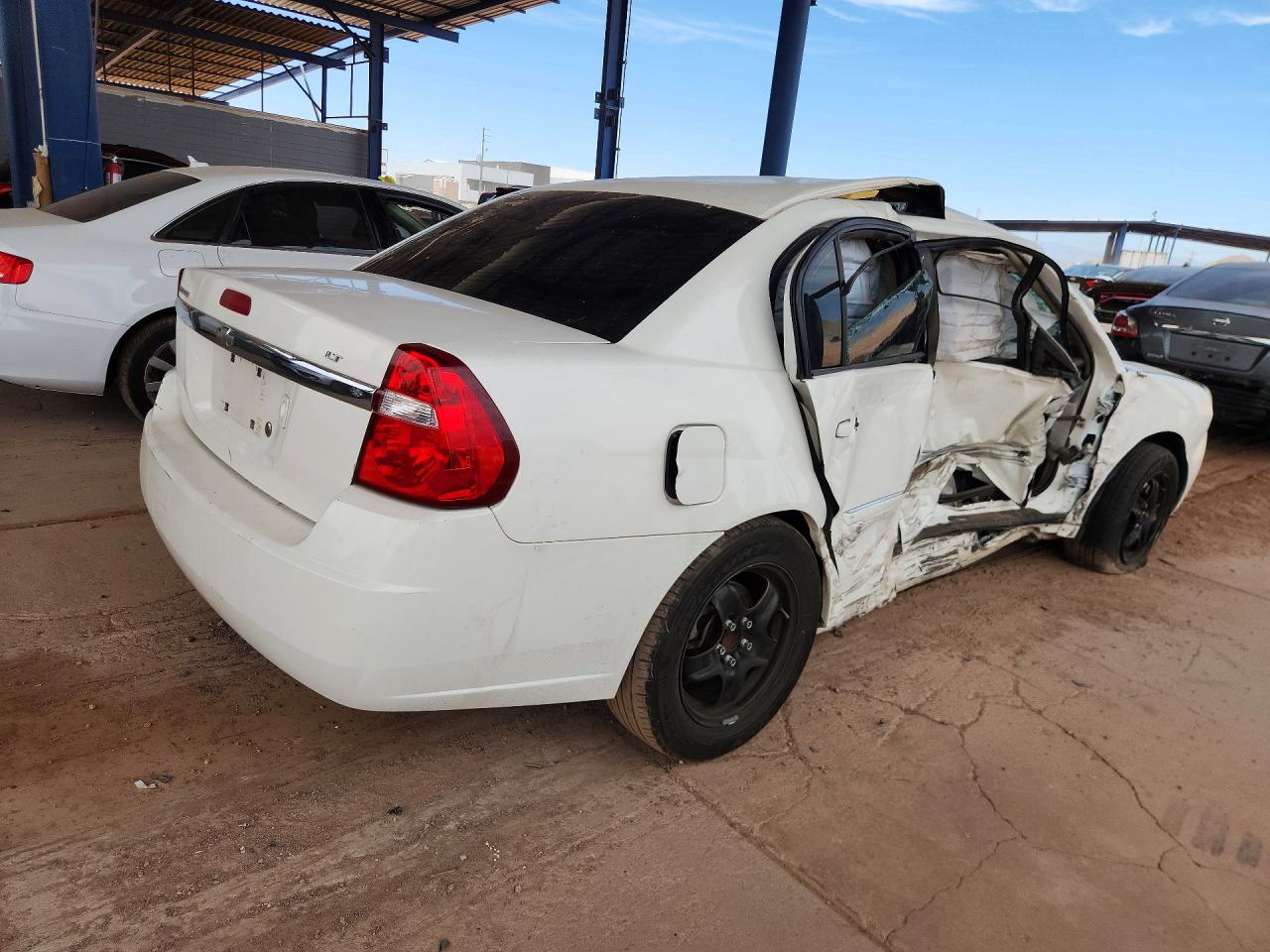 2006 Chevrolet Malibu Lt White vin: 1G1ZT53FX6F191940