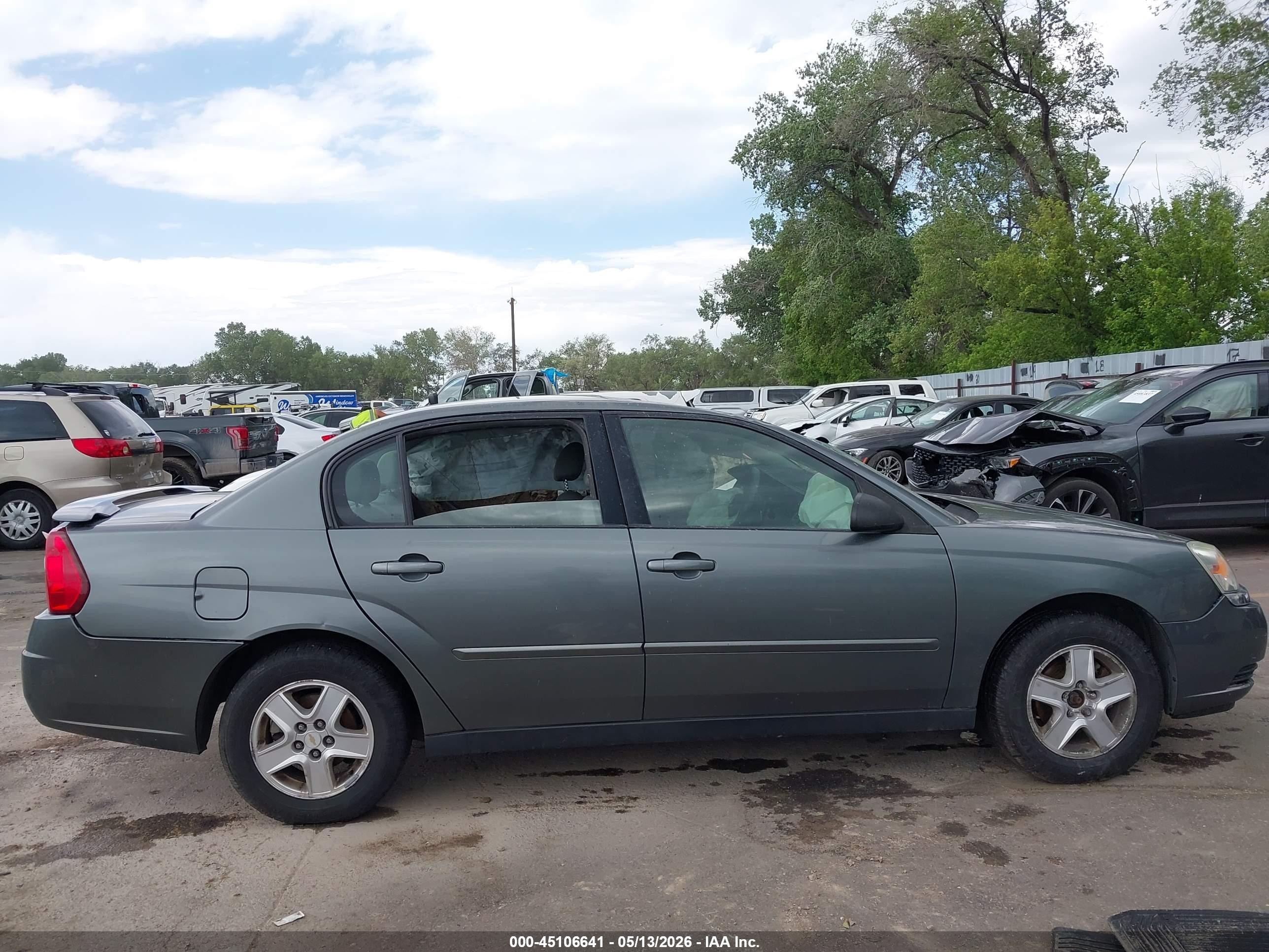 2004 Chevrolet Malibu Ls Gray vin: 1G1ZT54804F203770