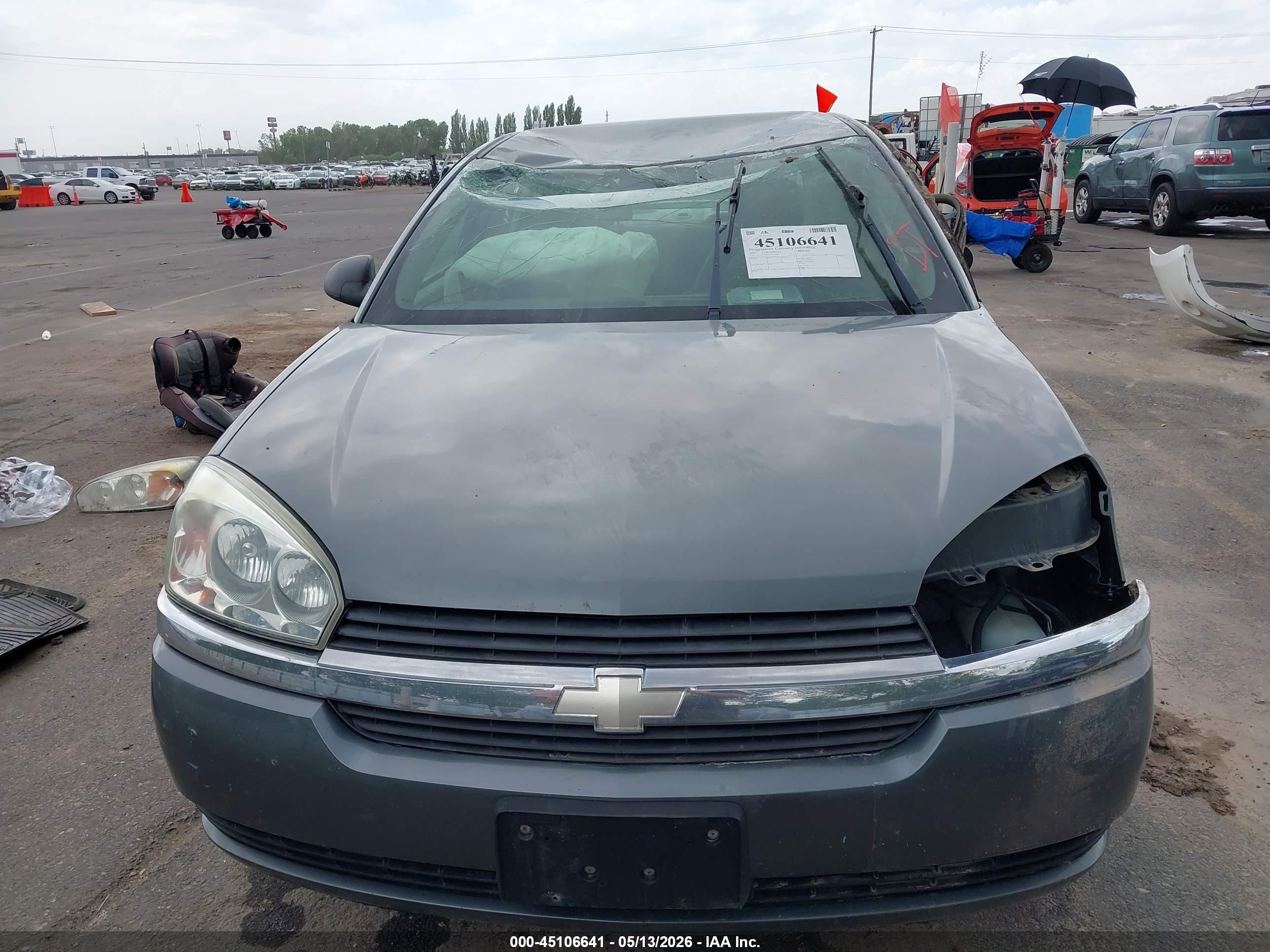 2004 Chevrolet Malibu Ls Gray vin: 1G1ZT54804F203770