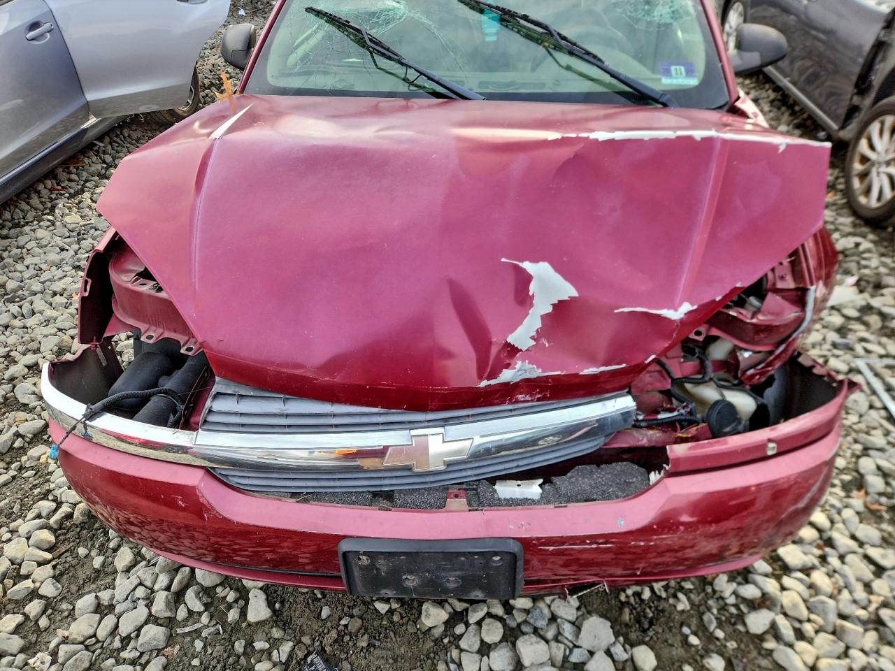 2004 Chevrolet Malibu Ls Burgundy vin: 1G1ZT54814F136046