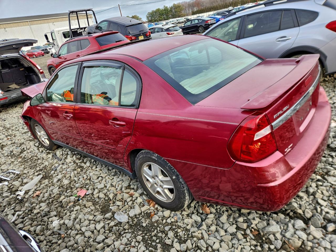 2004 Chevrolet Malibu Ls Burgundy vin: 1G1ZT54814F136046