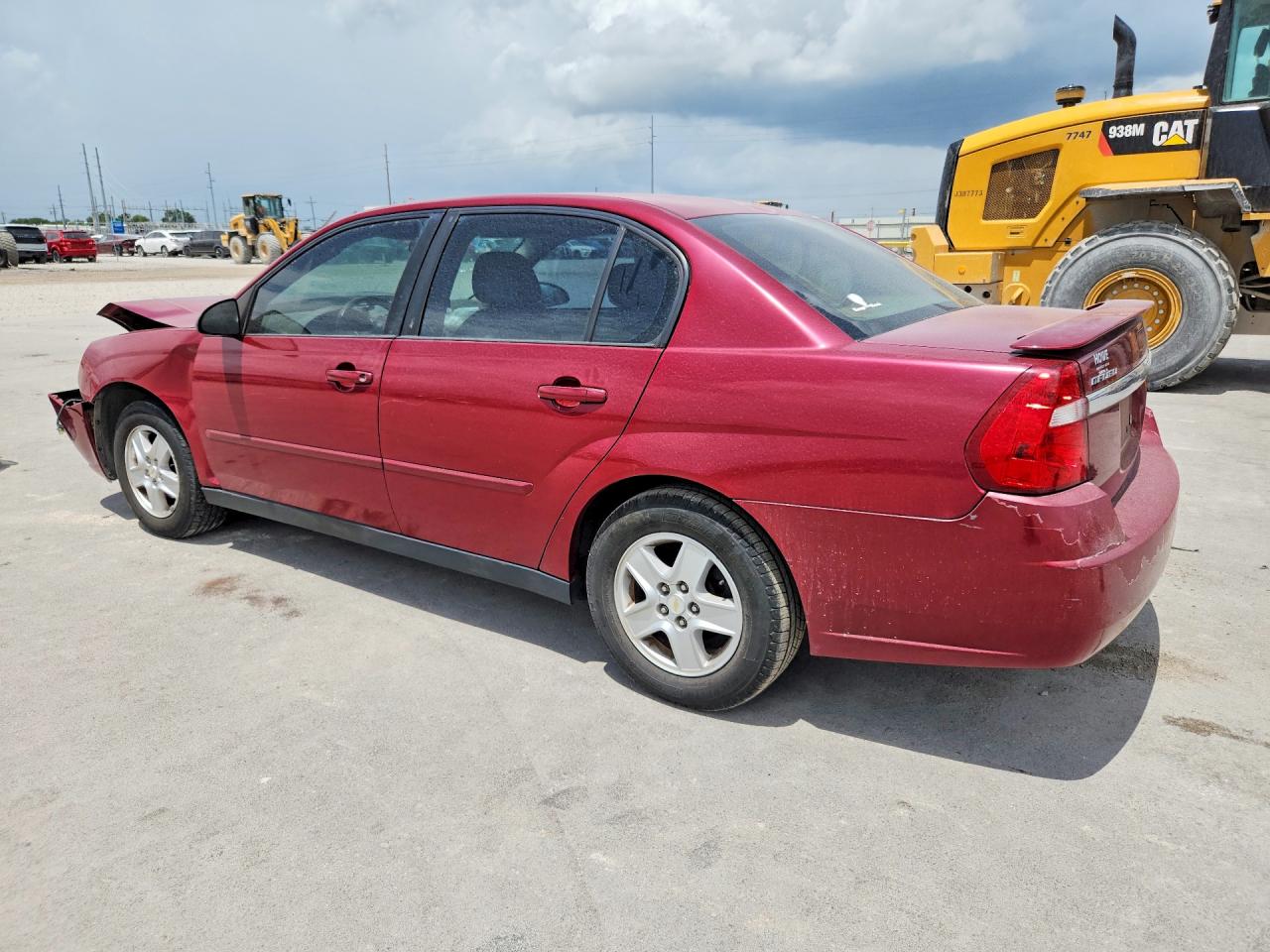 2005 Chevrolet Malibu Ls Maroon vin: 1G1ZT54815F130474