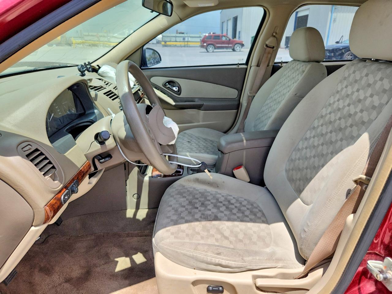 2005 Chevrolet Malibu Ls Maroon vin: 1G1ZT54815F130474