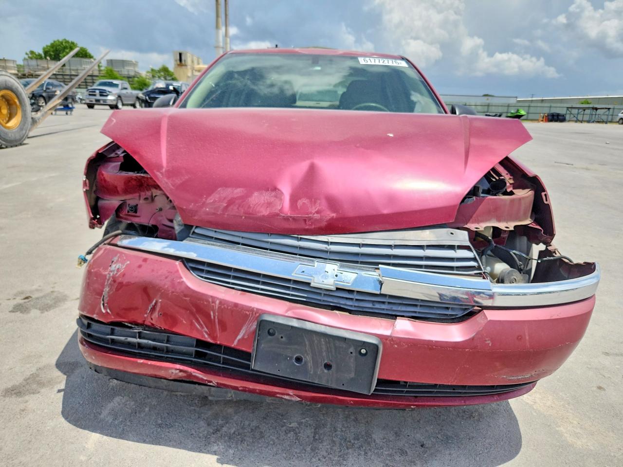 2005 Chevrolet Malibu Ls Maroon vin: 1G1ZT54815F130474
