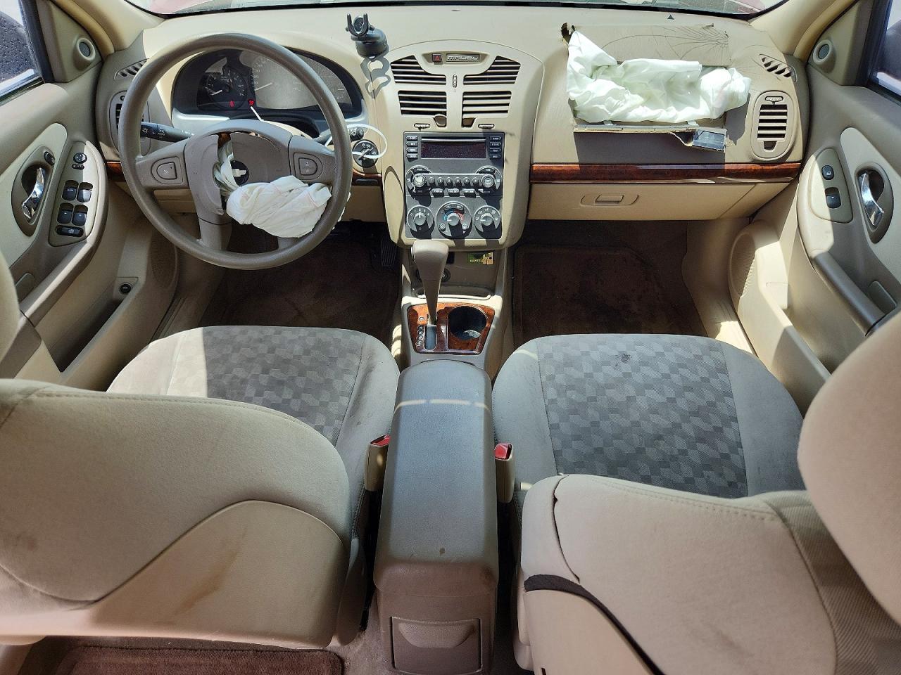 2005 Chevrolet Malibu Ls Maroon vin: 1G1ZT54815F130474