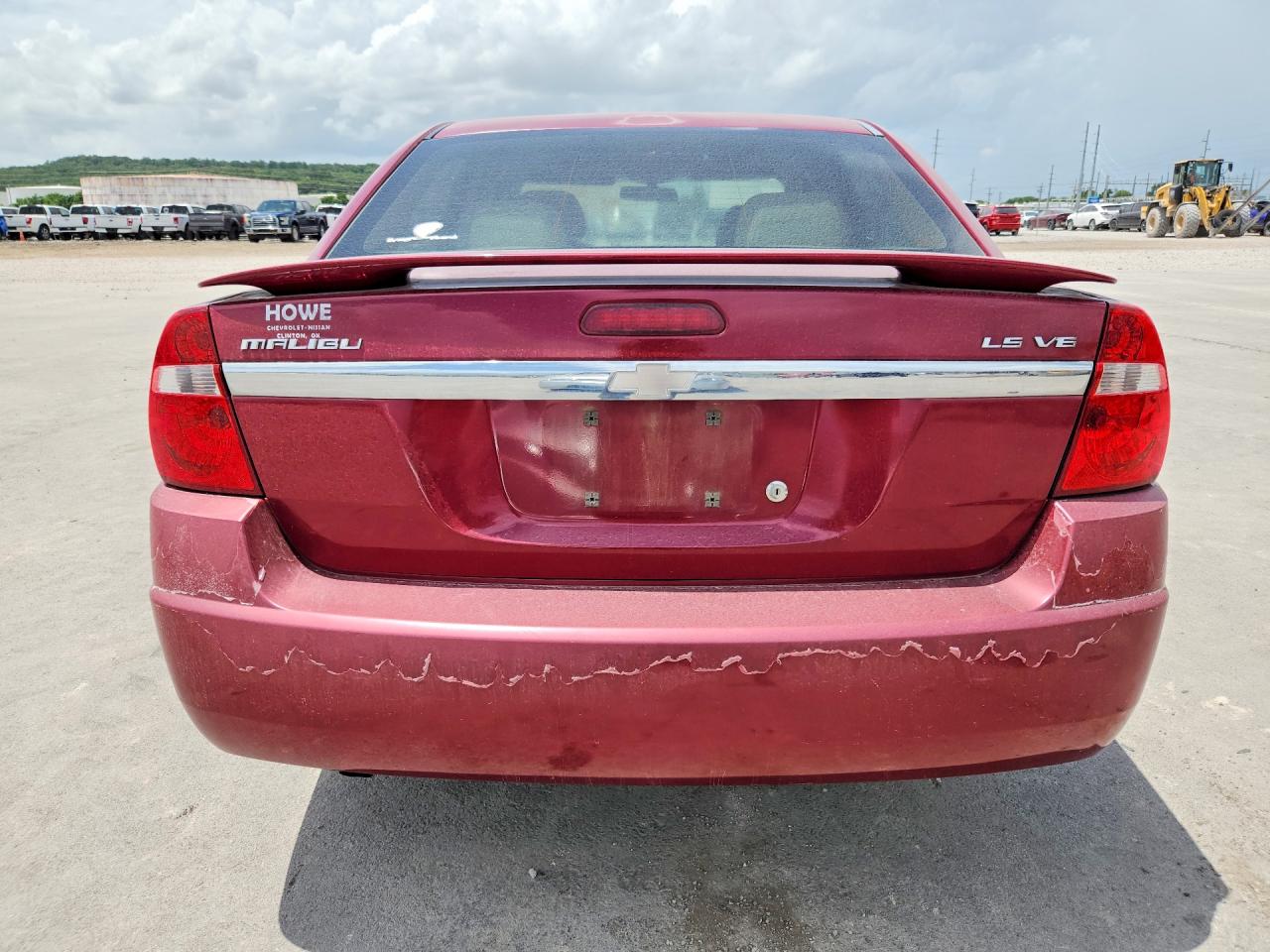2005 Chevrolet Malibu Ls Maroon vin: 1G1ZT54815F130474