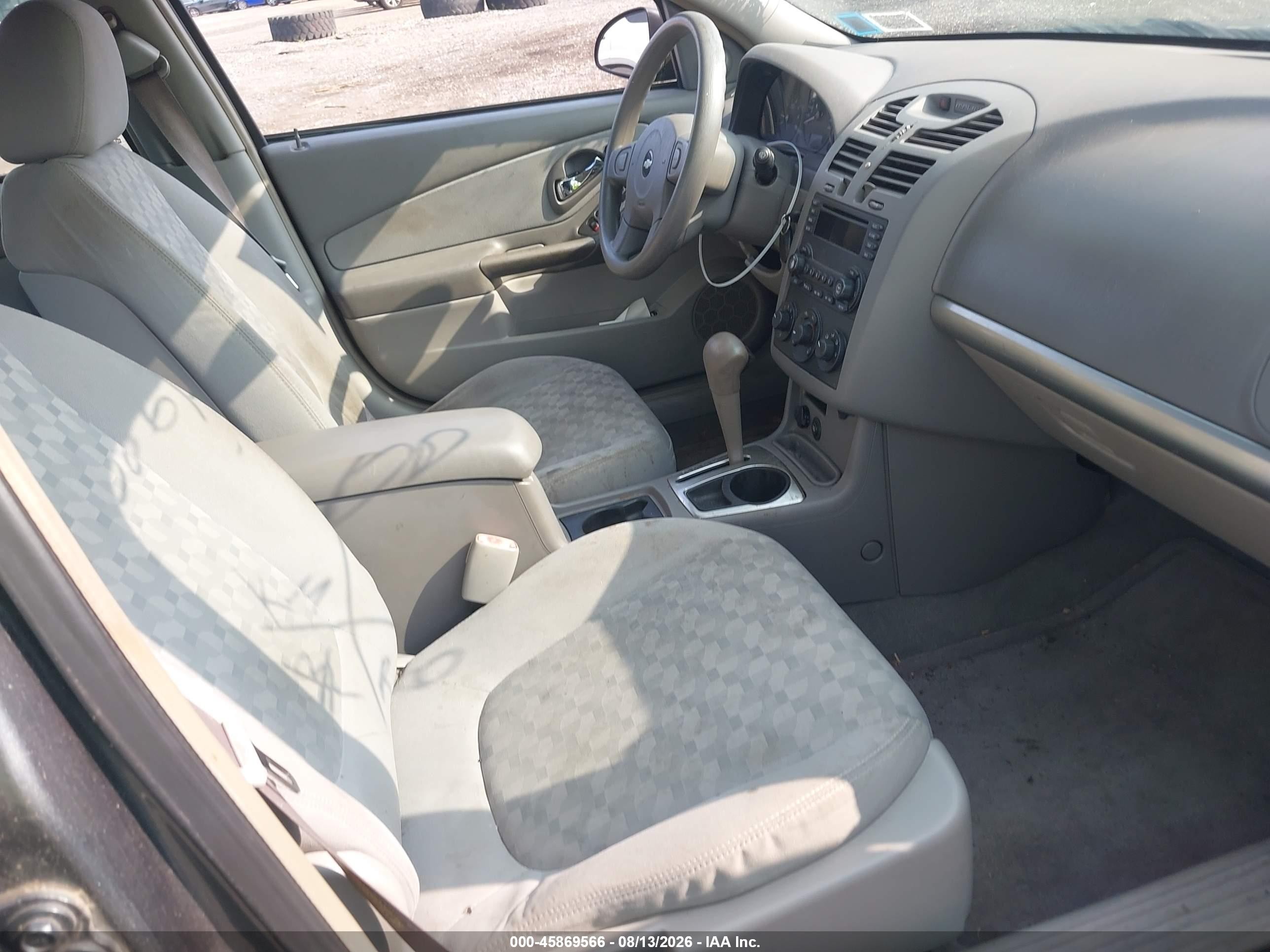 2005 Chevrolet Malibu Ls Blue vin: 1G1ZT54815F195342