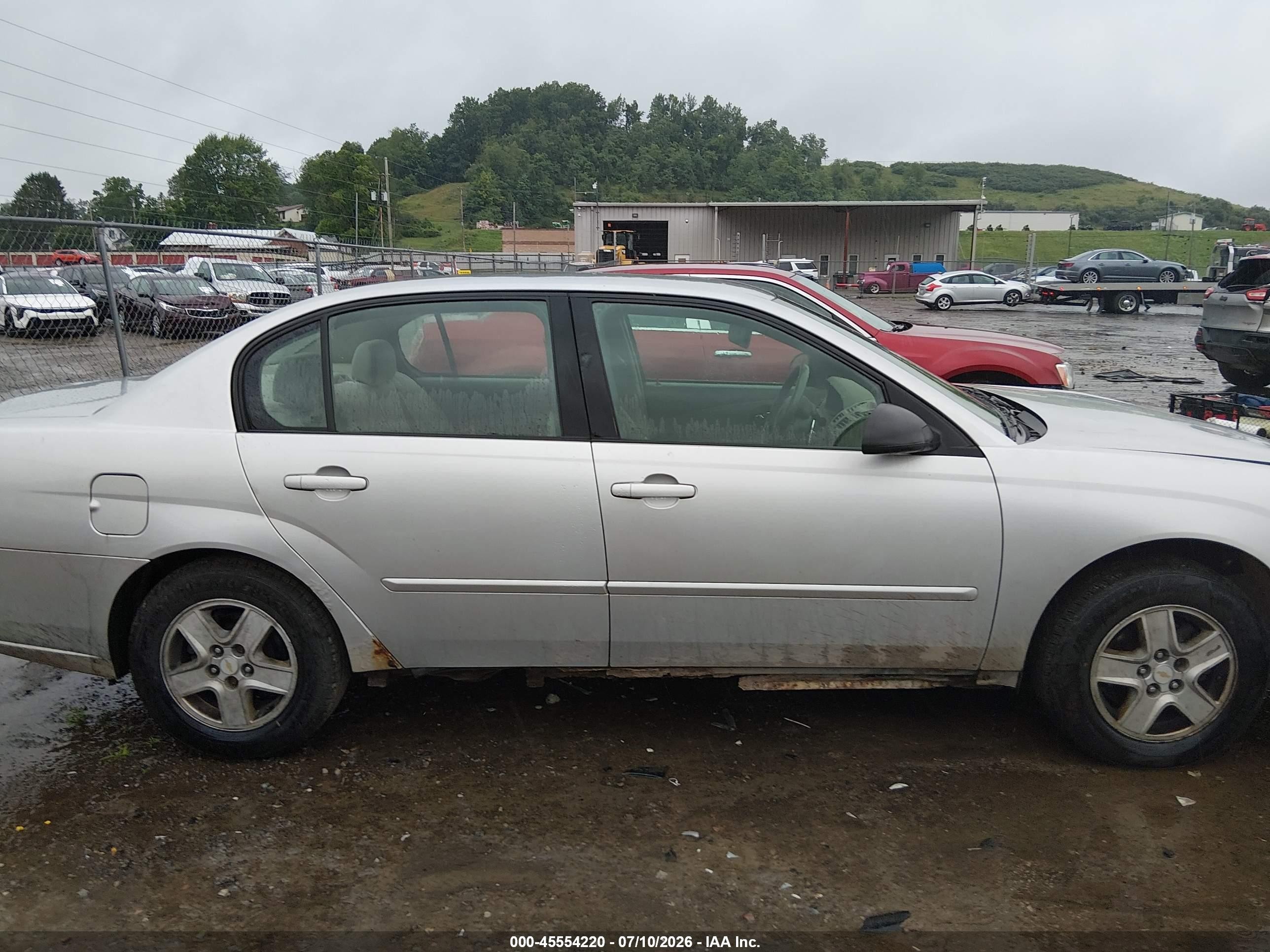 2005 Chevrolet Malibu Ls Silver vin: 1G1ZT54815F278334