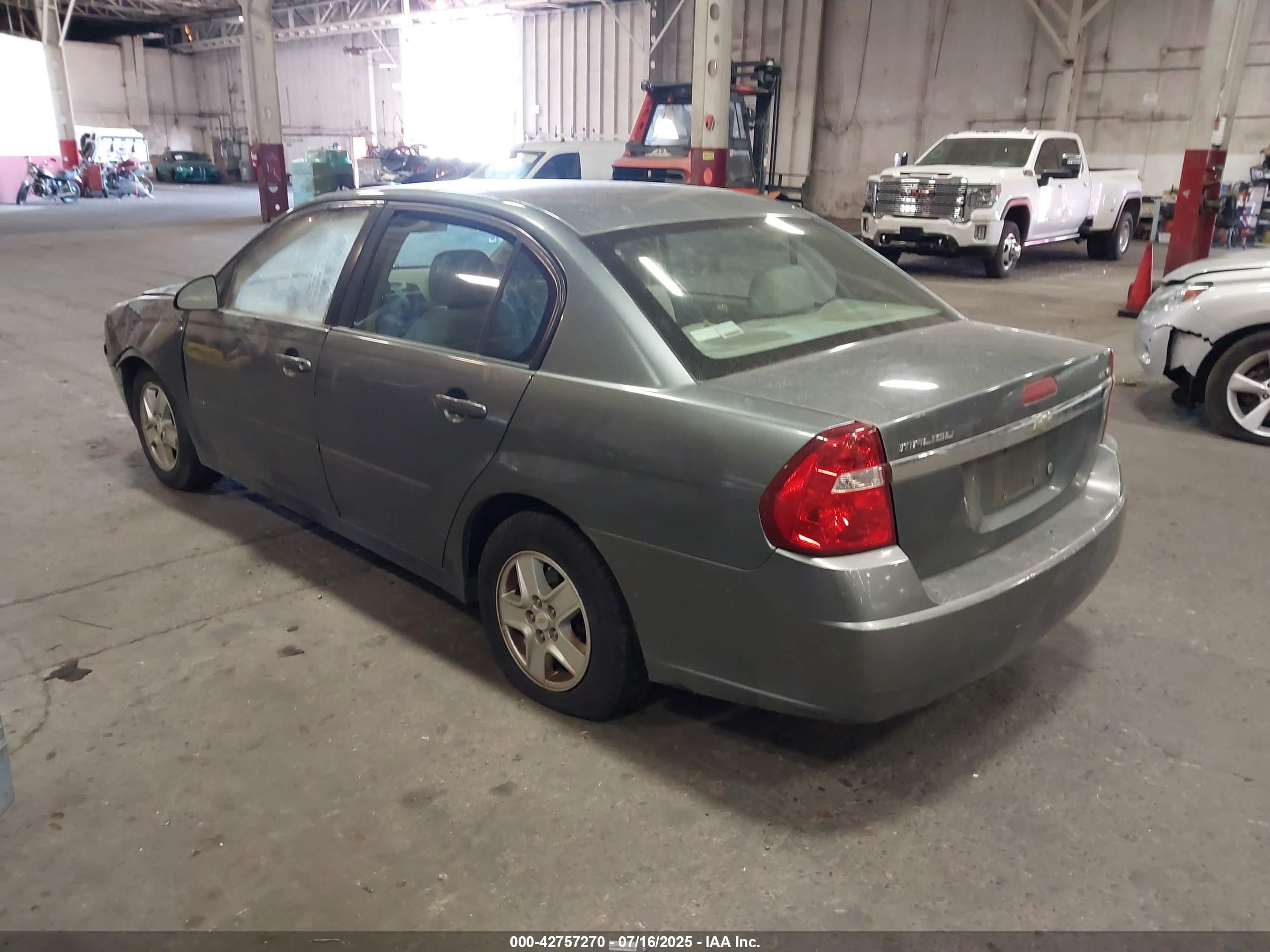 2005 Chevrolet Malibu Ls Green vin: 1G1ZT54815F321750