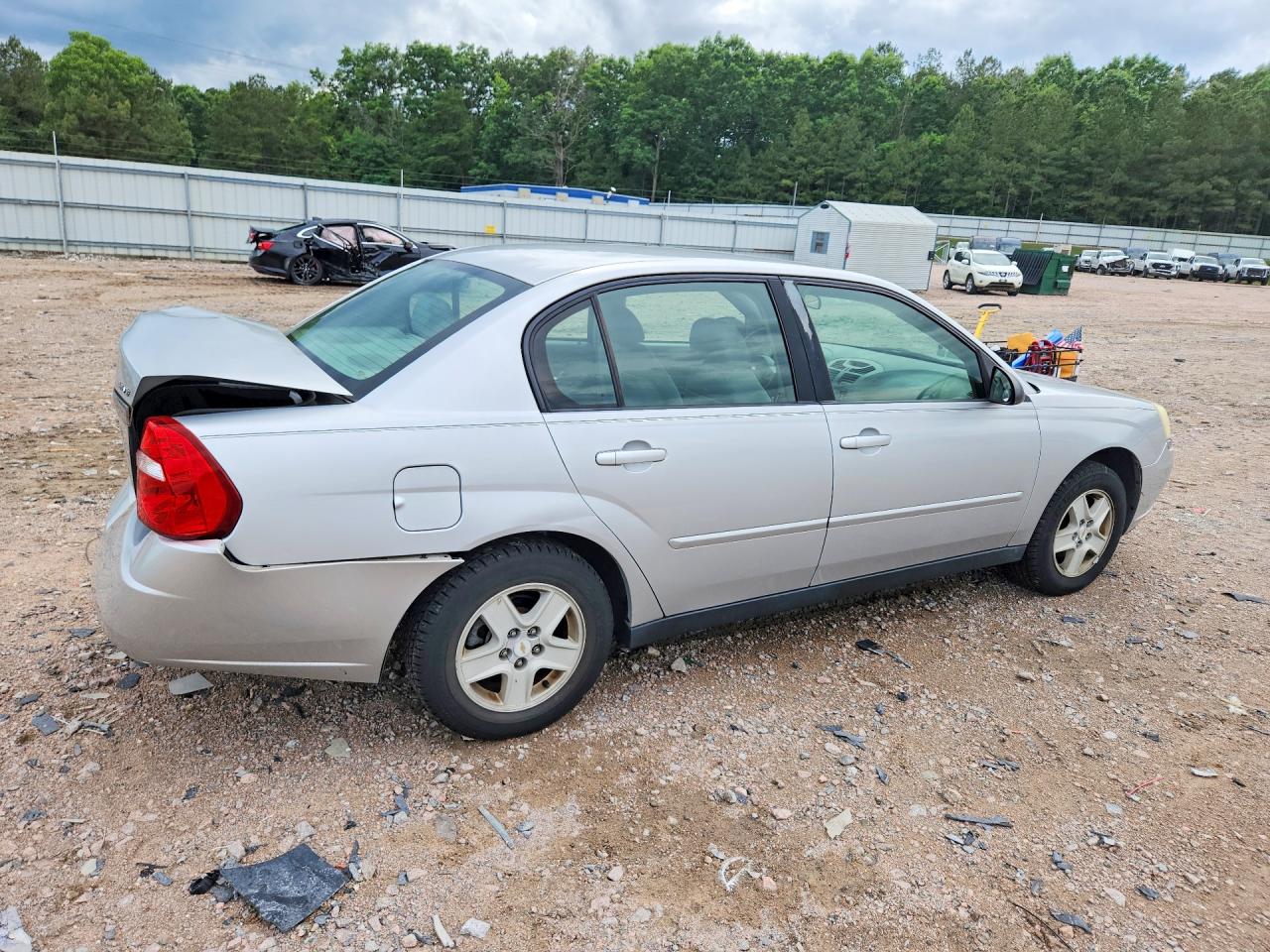 2004 Chevrolet Malibu Ls Silver vin: 1G1ZT54834F105140