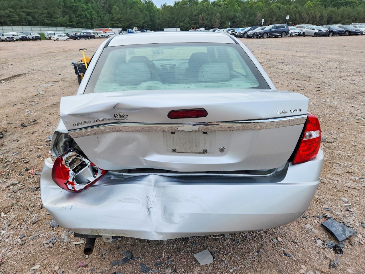 2004 Chevrolet Malibu Ls Silver vin: 1G1ZT54834F105140