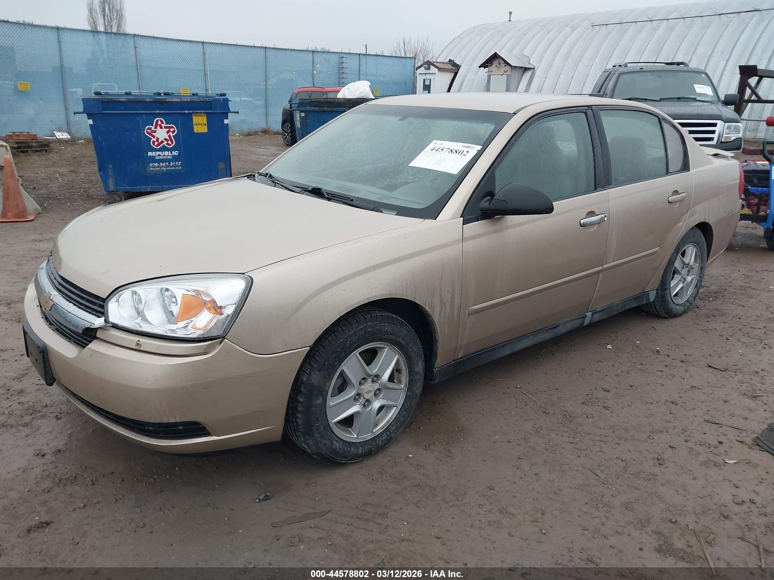 2005 Chevrolet Malibu Ls Gold vin: 1G1ZT54845F158754