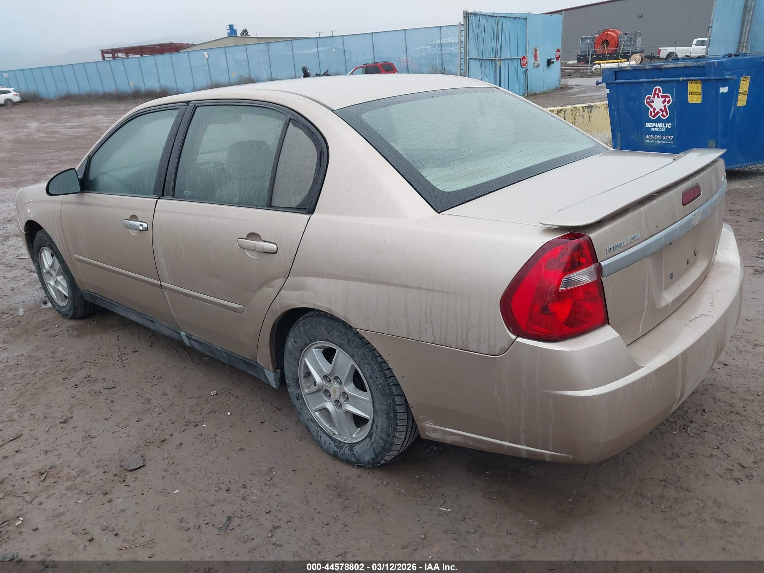 2005 Chevrolet Malibu Ls Gold vin: 1G1ZT54845F158754