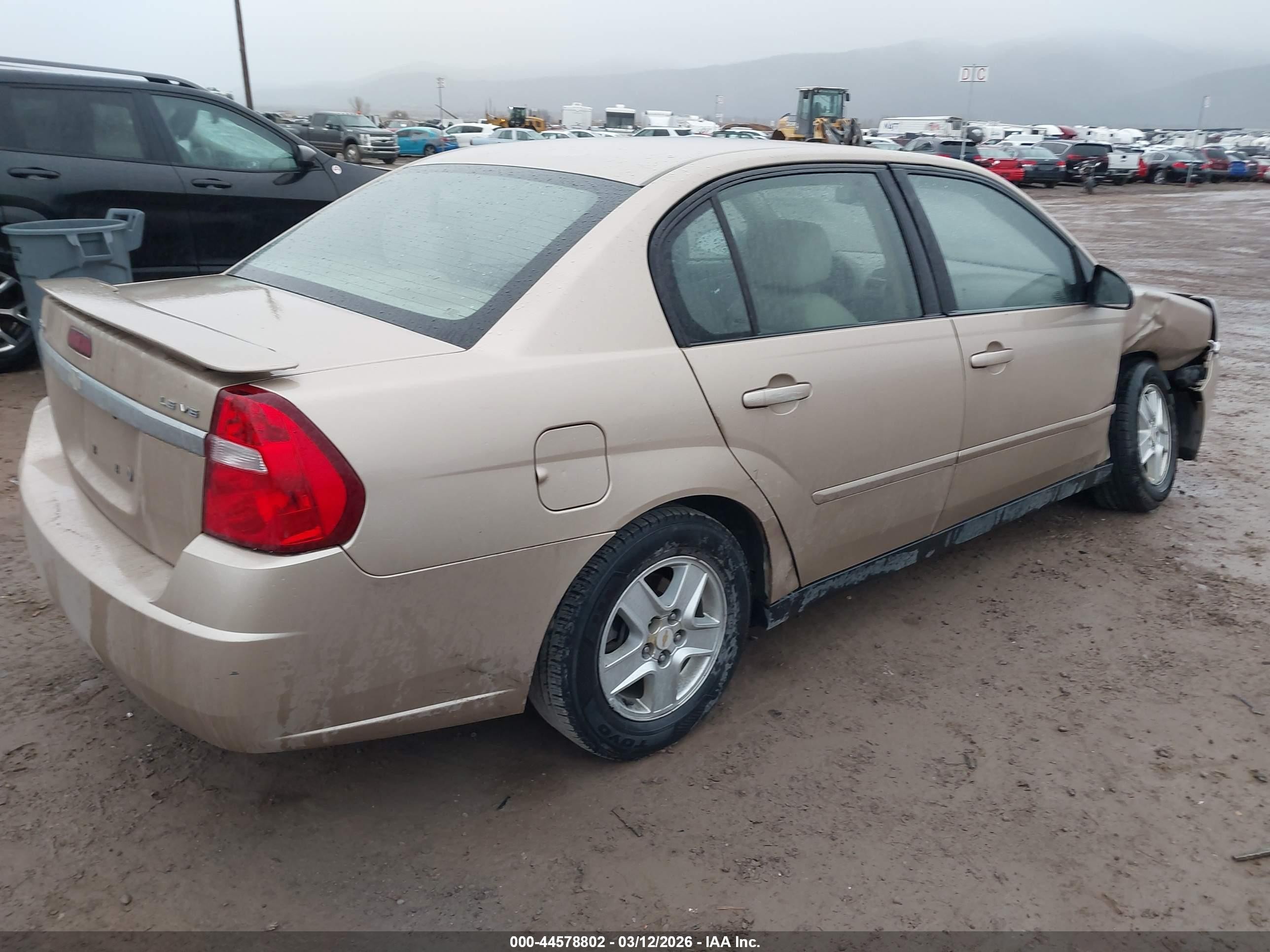 2005 Chevrolet Malibu Ls Gold vin: 1G1ZT54845F158754