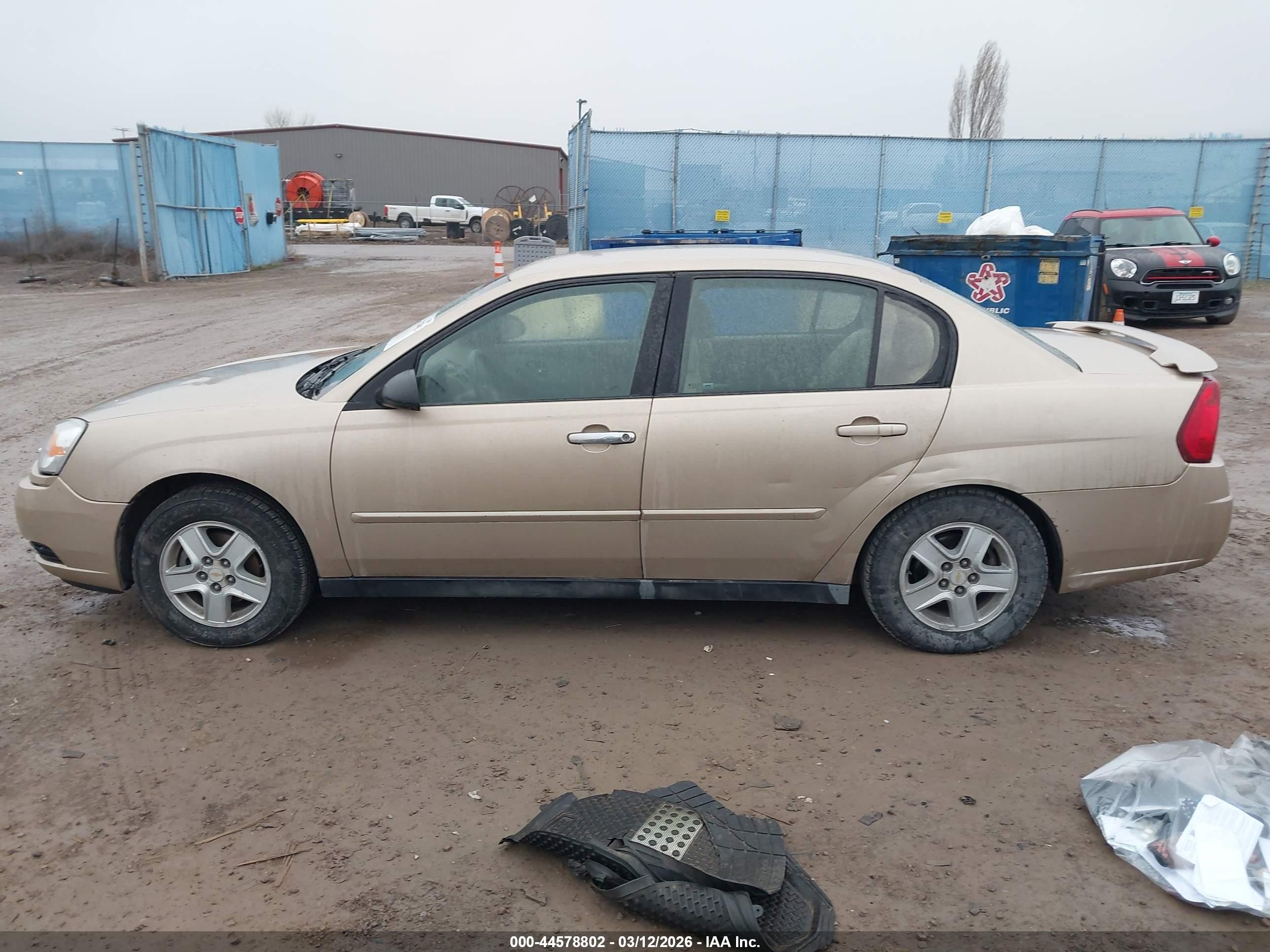 2005 Chevrolet Malibu Ls Gold vin: 1G1ZT54845F158754