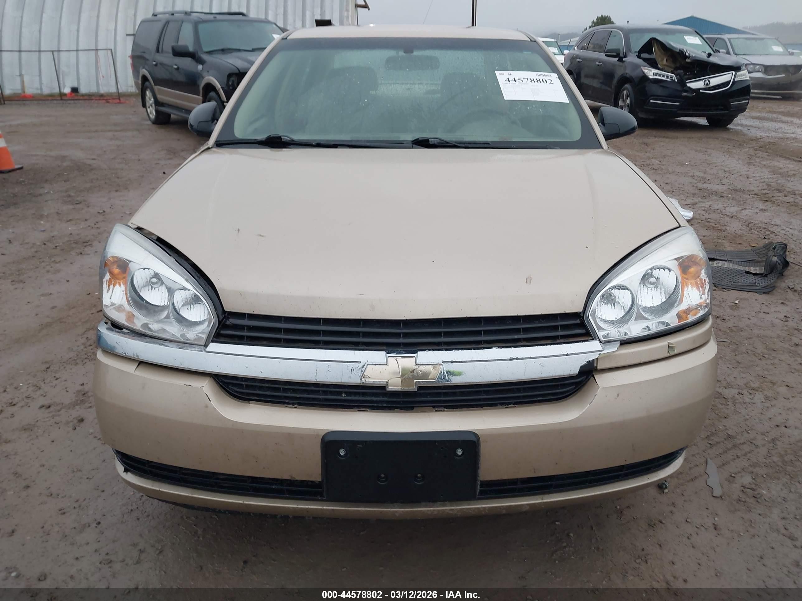 2005 Chevrolet Malibu Ls Gold vin: 1G1ZT54845F158754