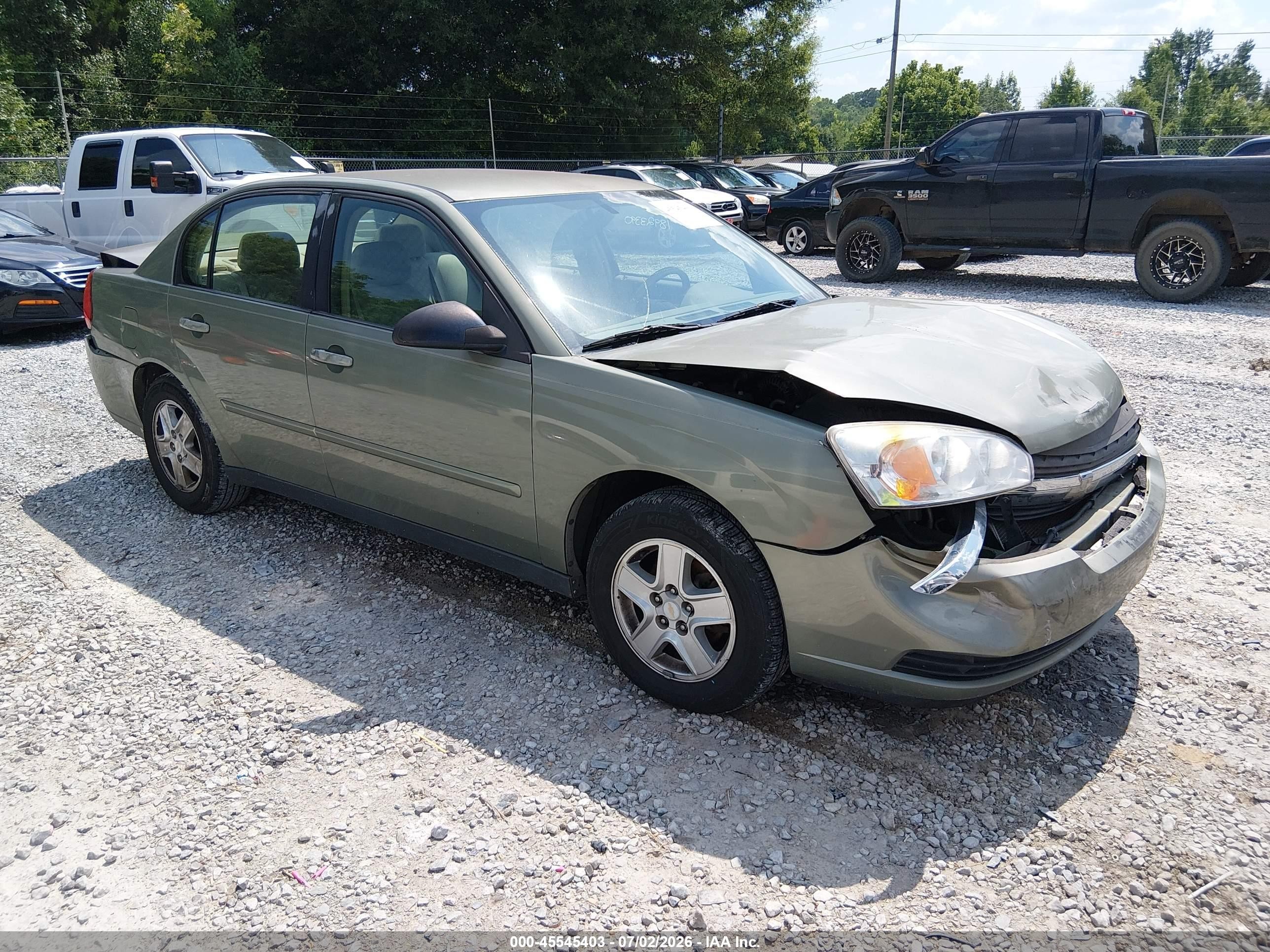 2004 Chevrolet Malibu Ls Зеленый vin: 1G1ZT54854F107343
