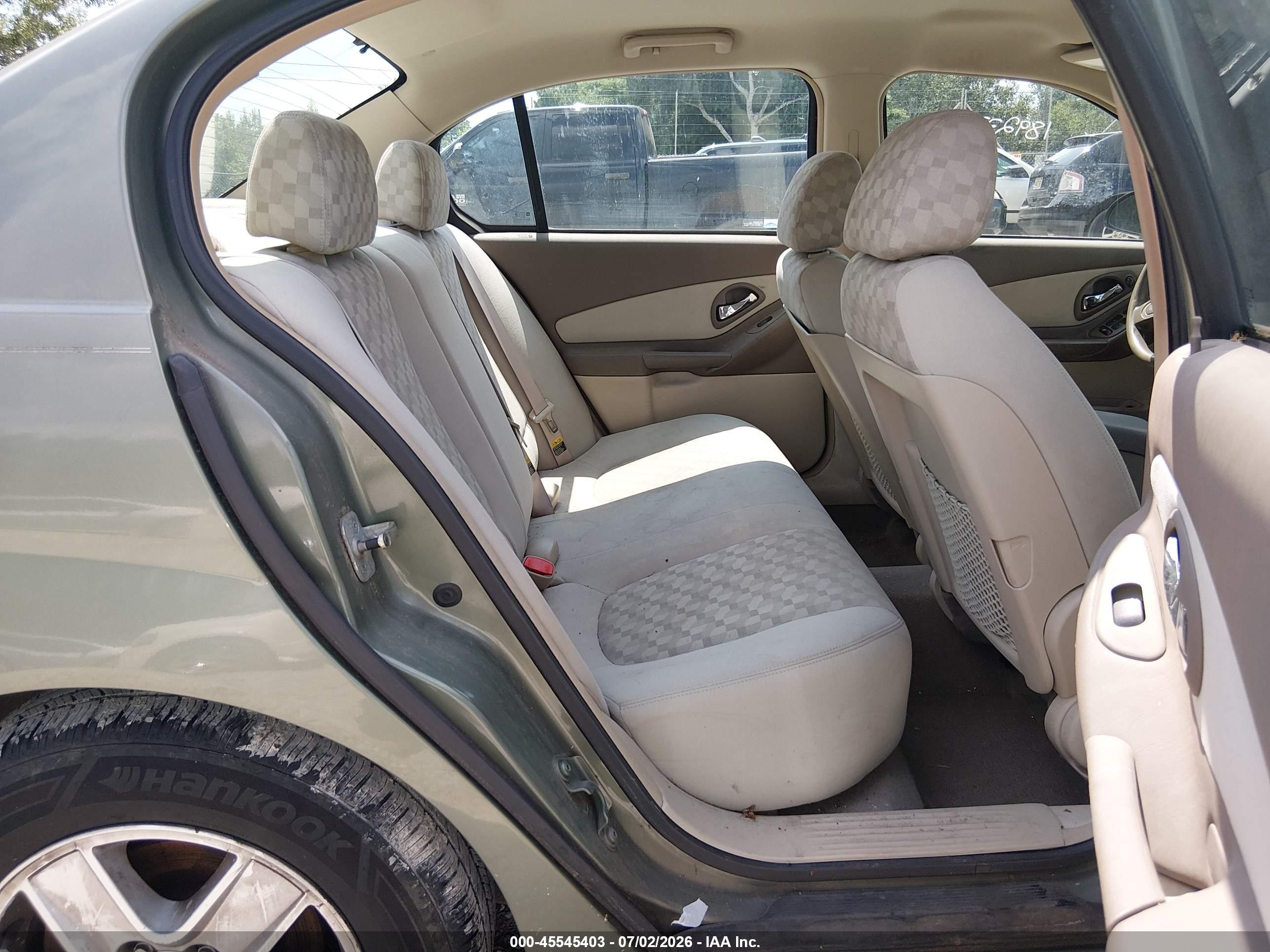 2004 Chevrolet Malibu Ls Green vin: 1G1ZT54854F107343