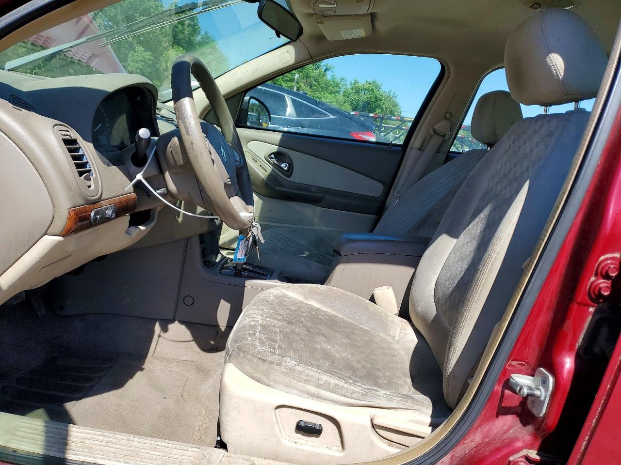 2004 Chevrolet Malibu Ls Burgundy vin: 1G1ZT54854F235646