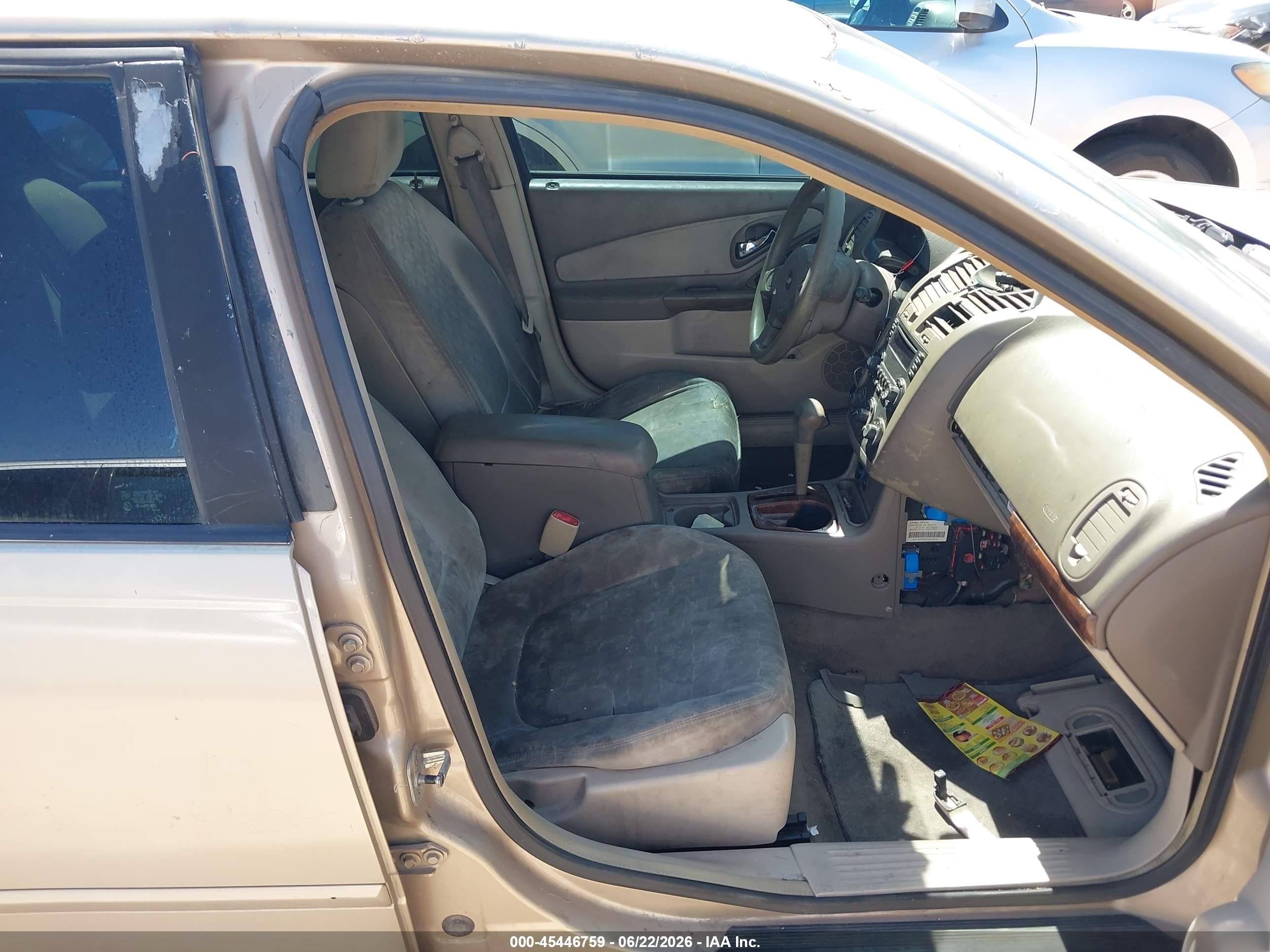 2005 Chevrolet Malibu Ls Gold vin: 1G1ZT54855F164966