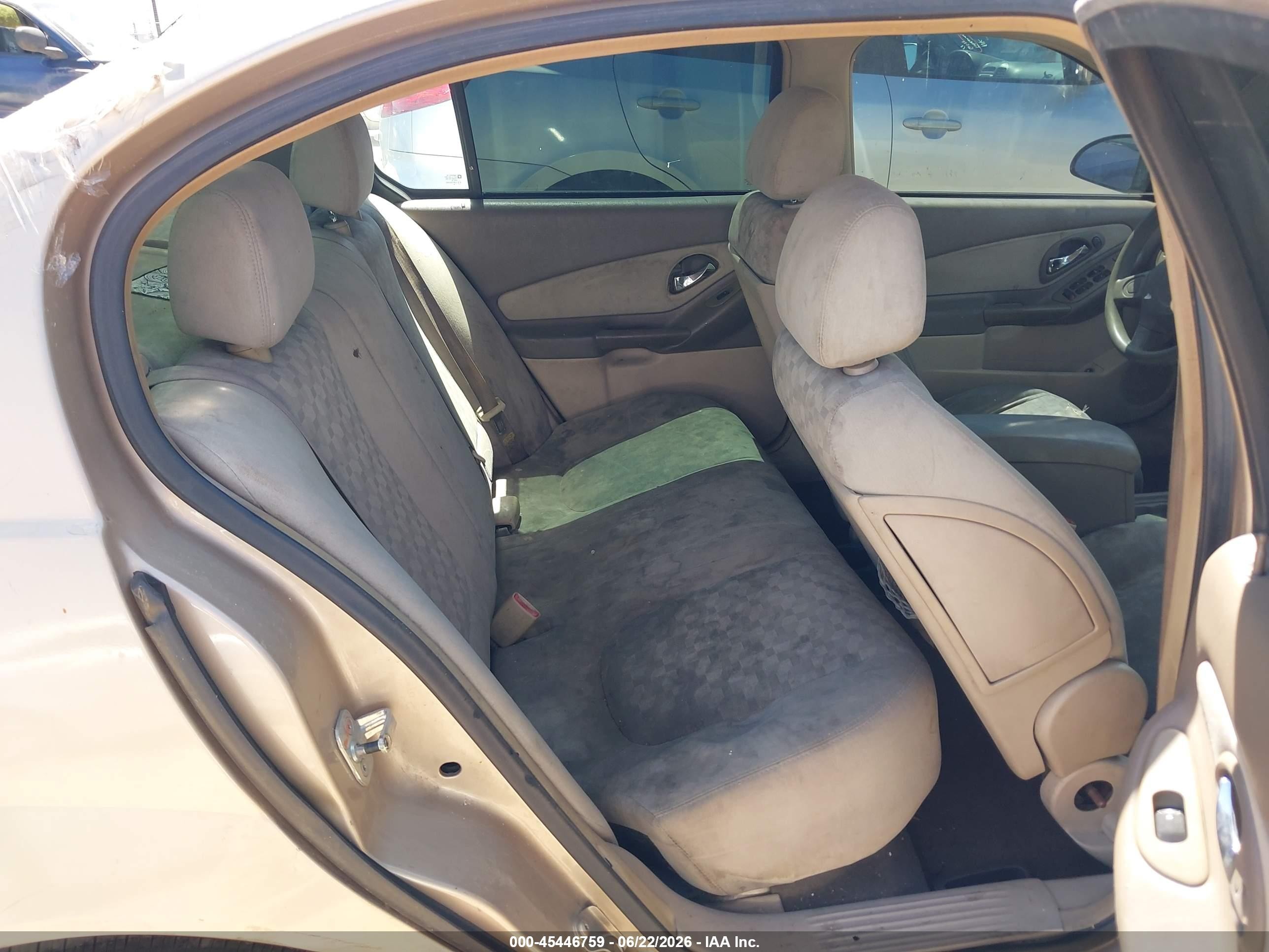 2005 Chevrolet Malibu Ls Gold vin: 1G1ZT54855F164966