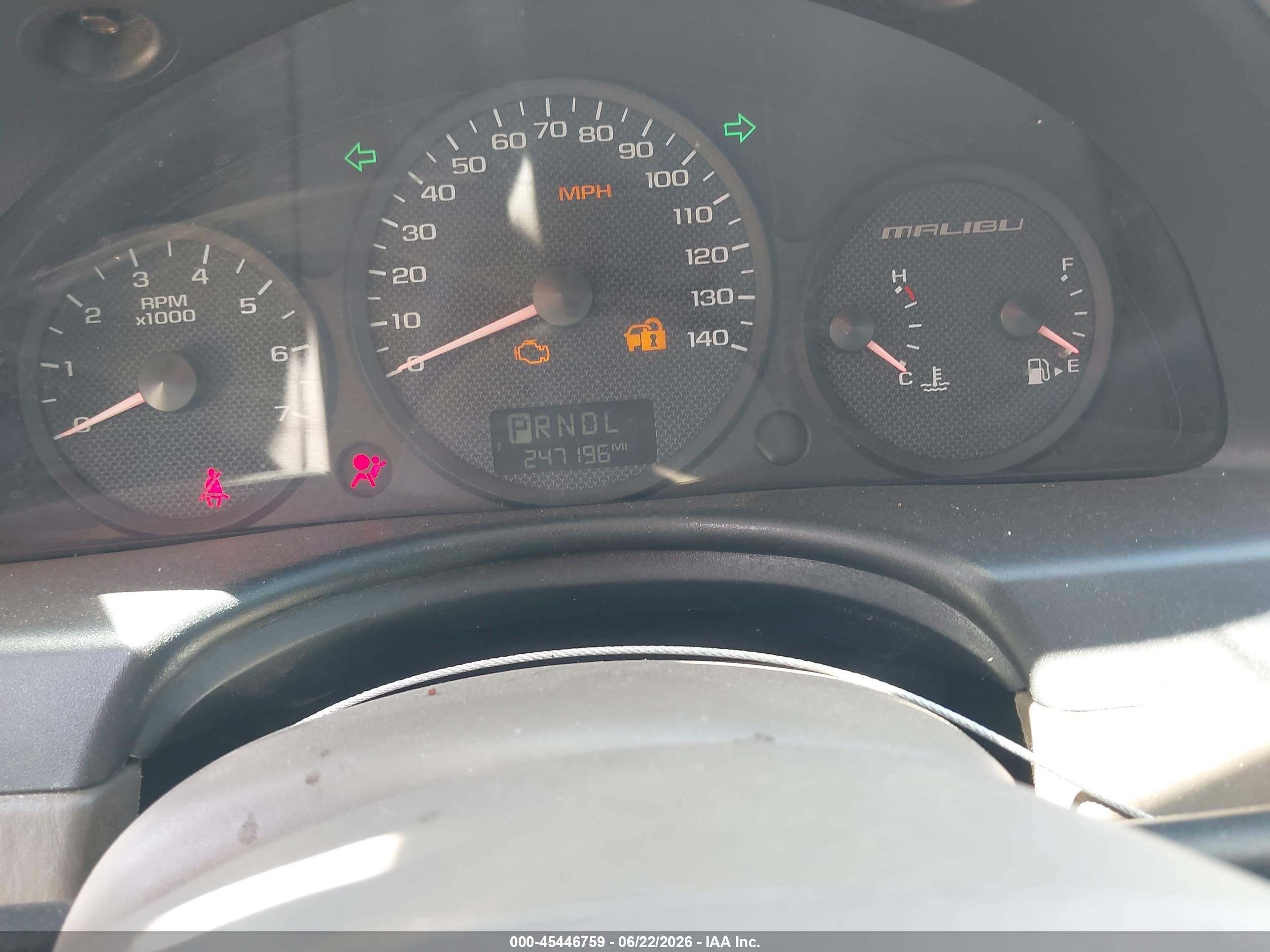 2005 Chevrolet Malibu Ls Gold vin: 1G1ZT54855F164966