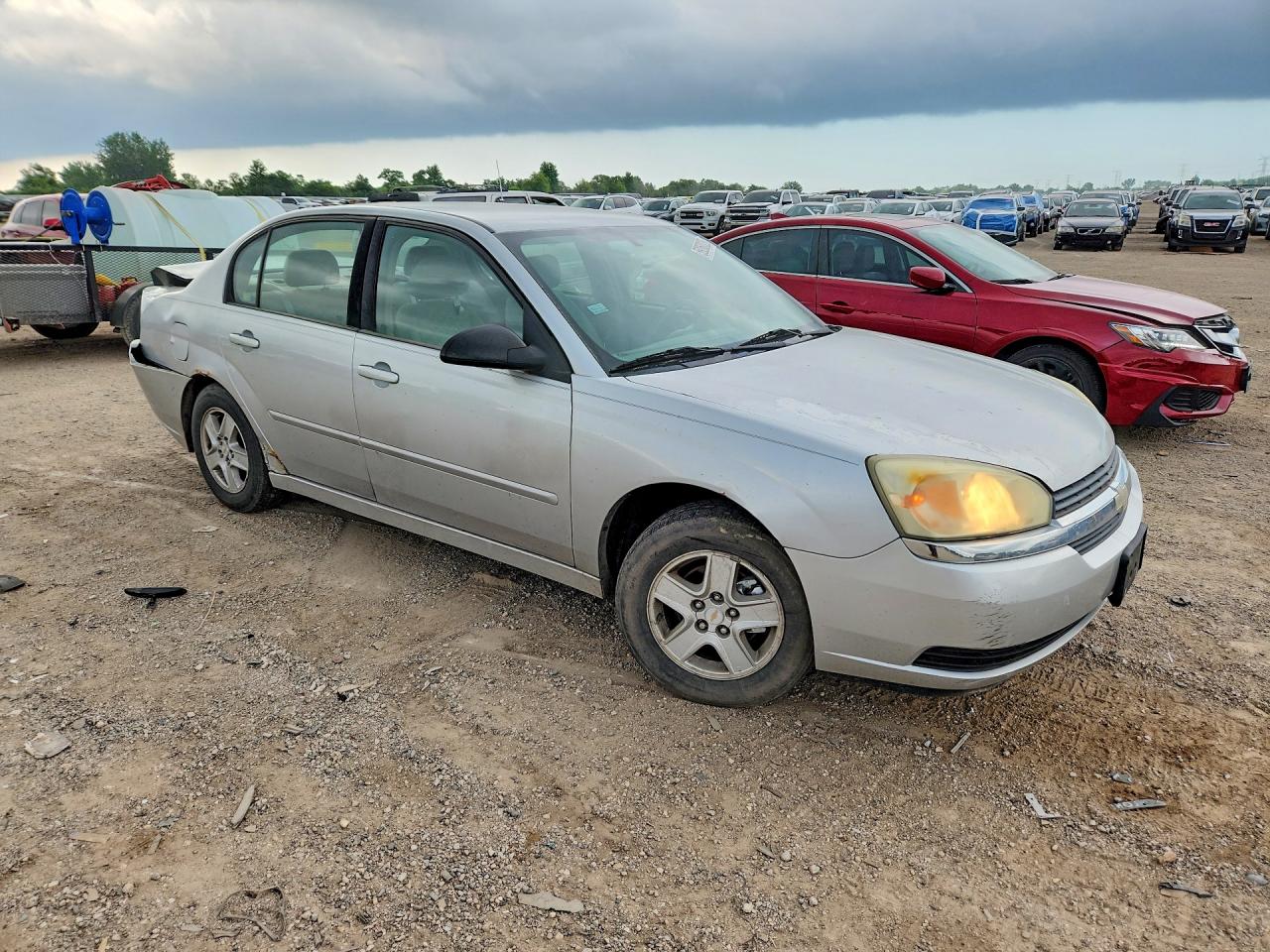 2004 Chevrolet Malibu Ls Серебряный vin: 1G1ZT54864F152291