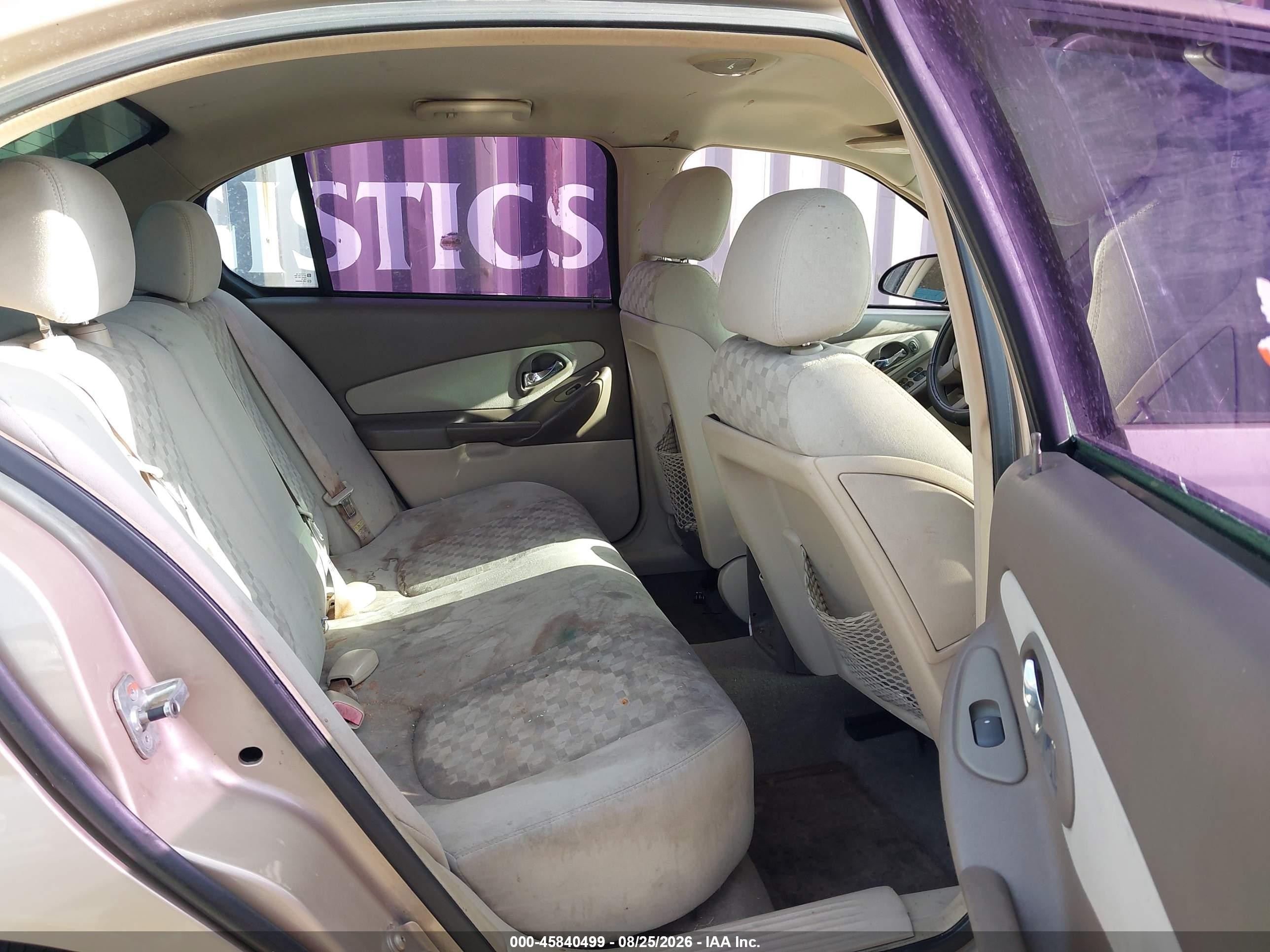 2005 Chevrolet Malibu Ls Бежевый vin: 1G1ZT54875F163480