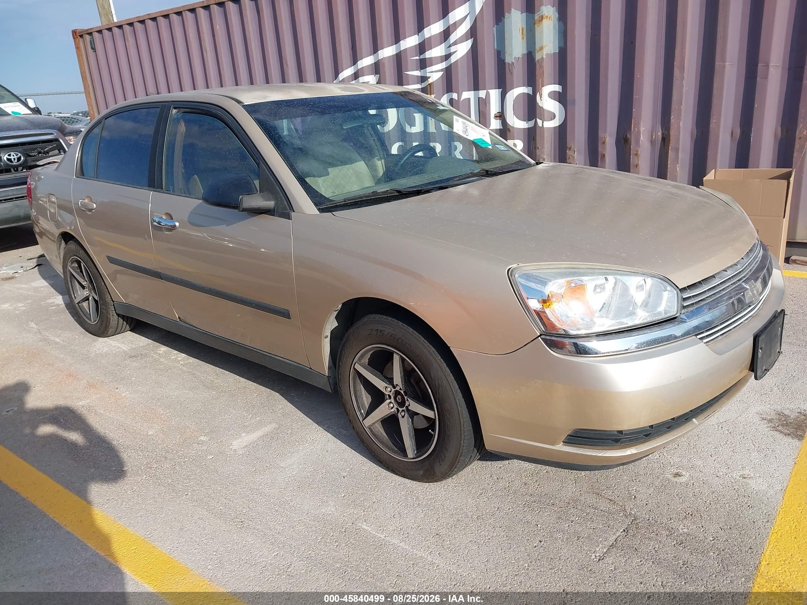 2005 Chevrolet Malibu Ls Бежевый vin: 1G1ZT54875F163480
