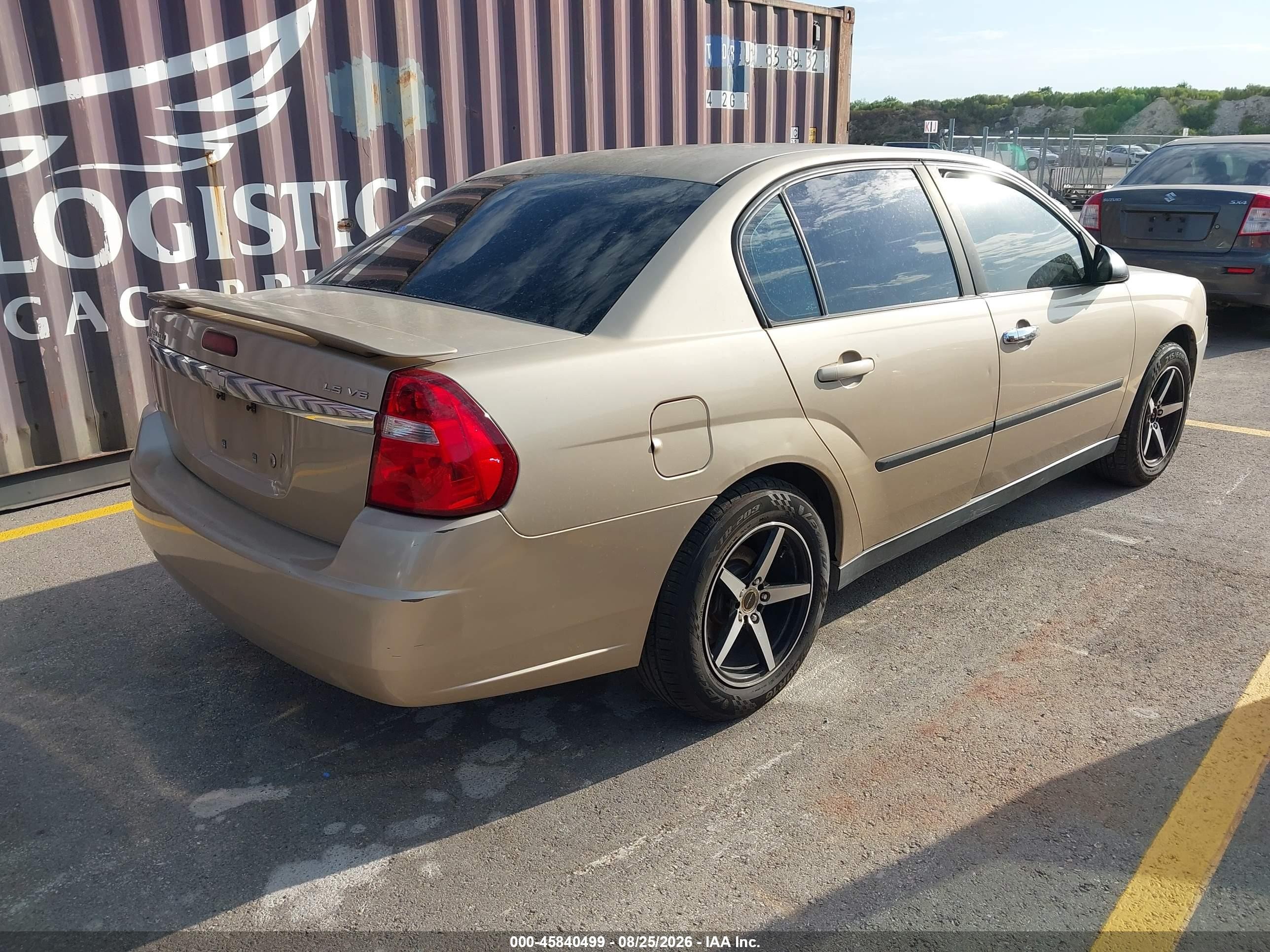 2005 Chevrolet Malibu Ls Бежевый vin: 1G1ZT54875F163480