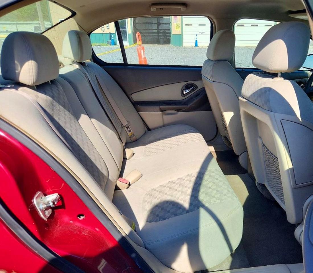 2005 Chevrolet Malibu Ls Burgundy vin: 1G1ZT54875F203007