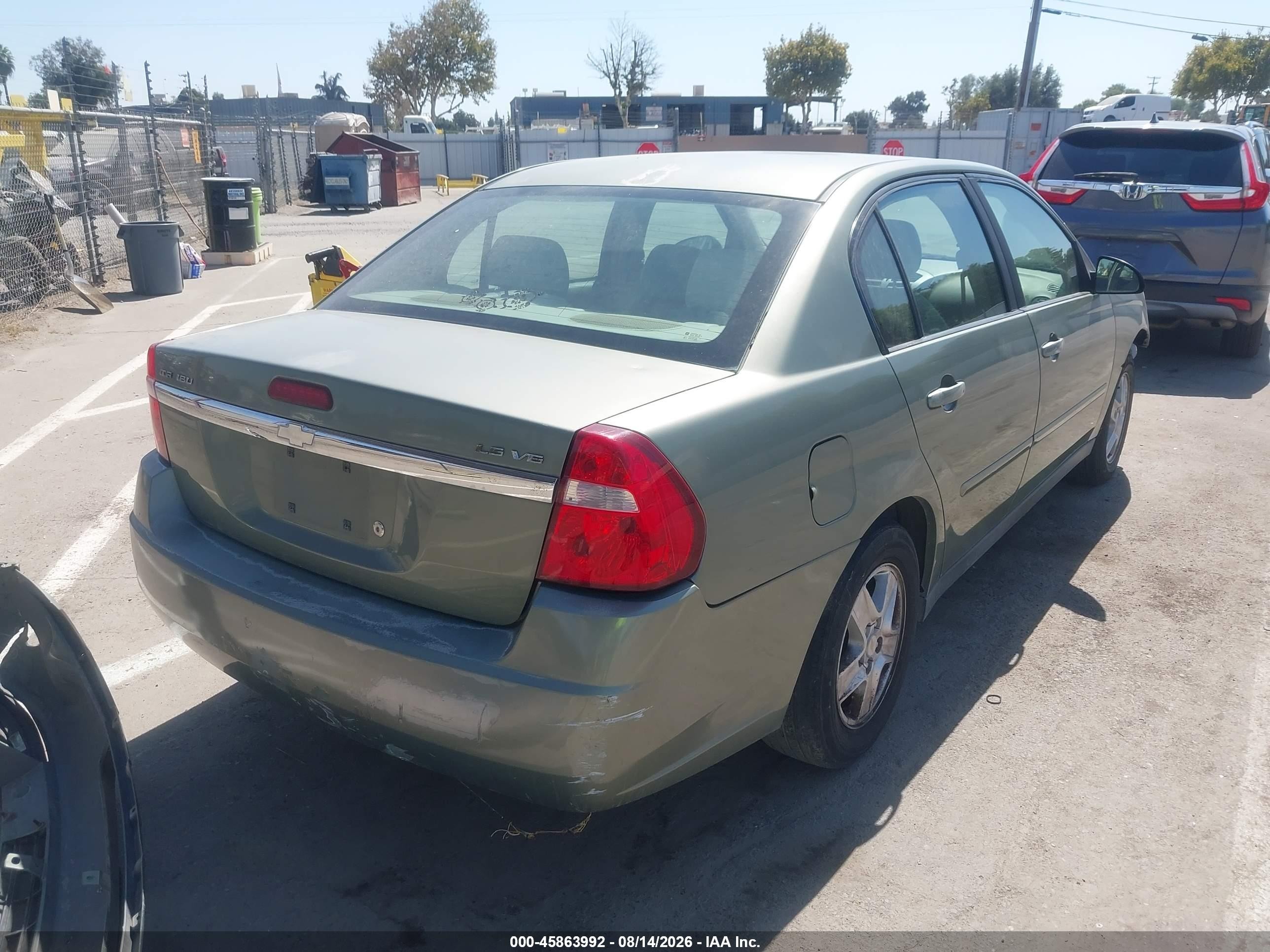2004 Chevrolet Malibu Ls Green vin: 1G1ZT54884F136335