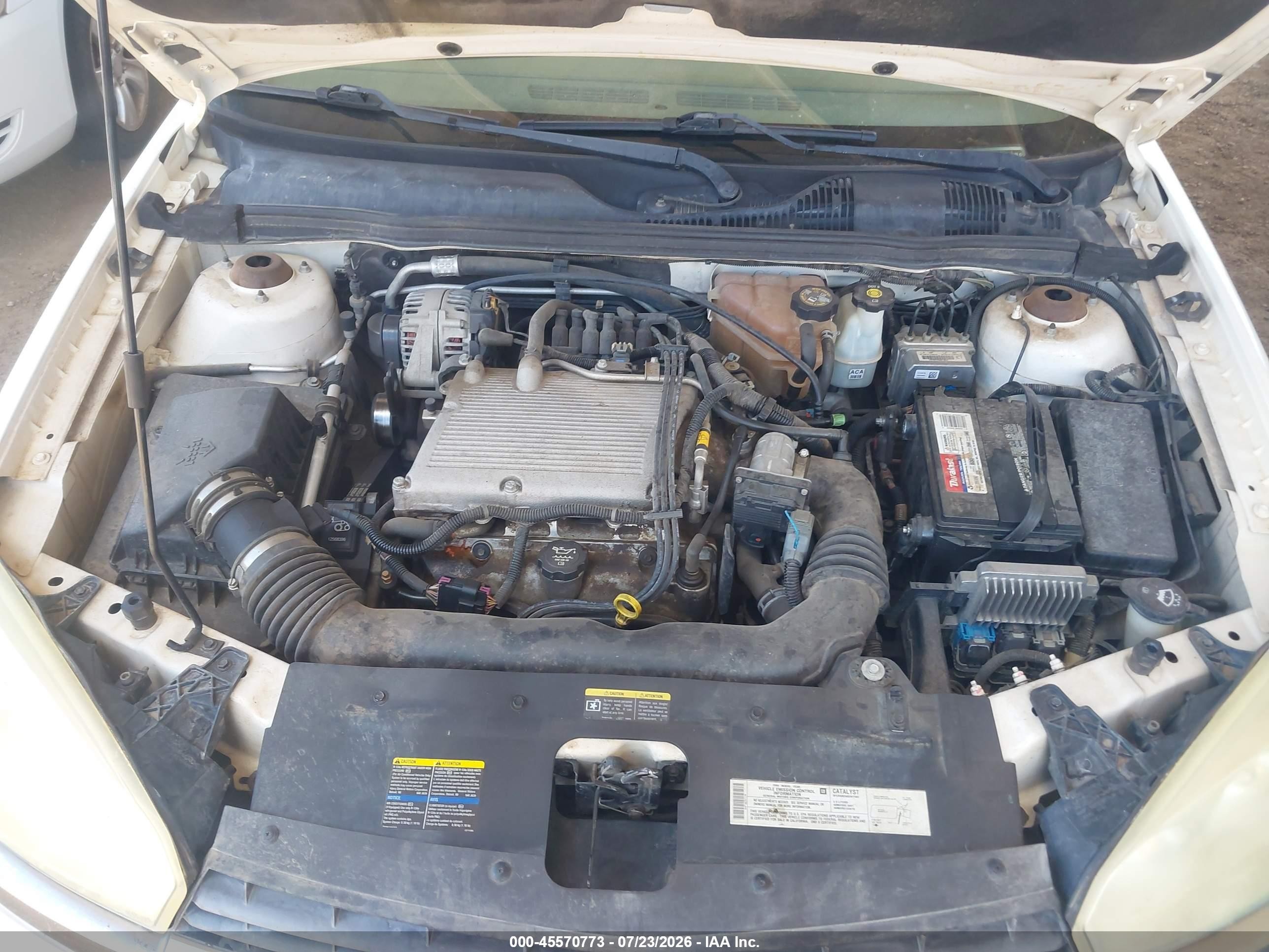 2004 Chevrolet Malibu Ls White vin: 1G1ZT54884F163213
