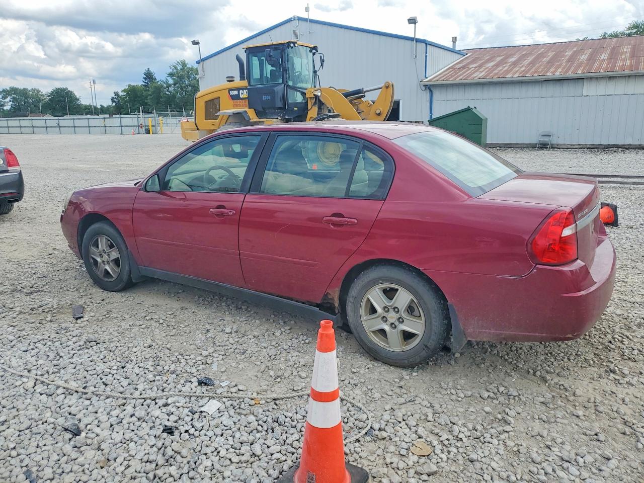 2005 Chevrolet Malibu Ls Maroon vin: 1G1ZT54895F220956
