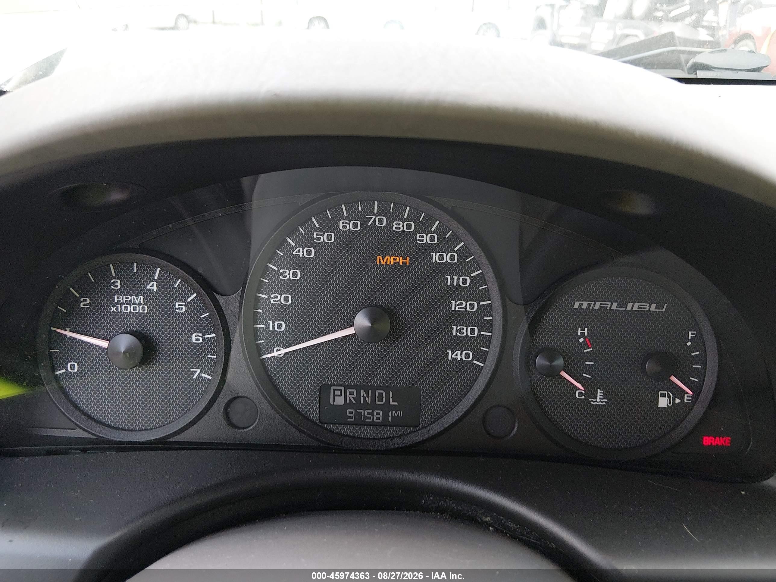 2005 Chevrolet Malibu Ls Silver vin: 1G1ZT54895F231911