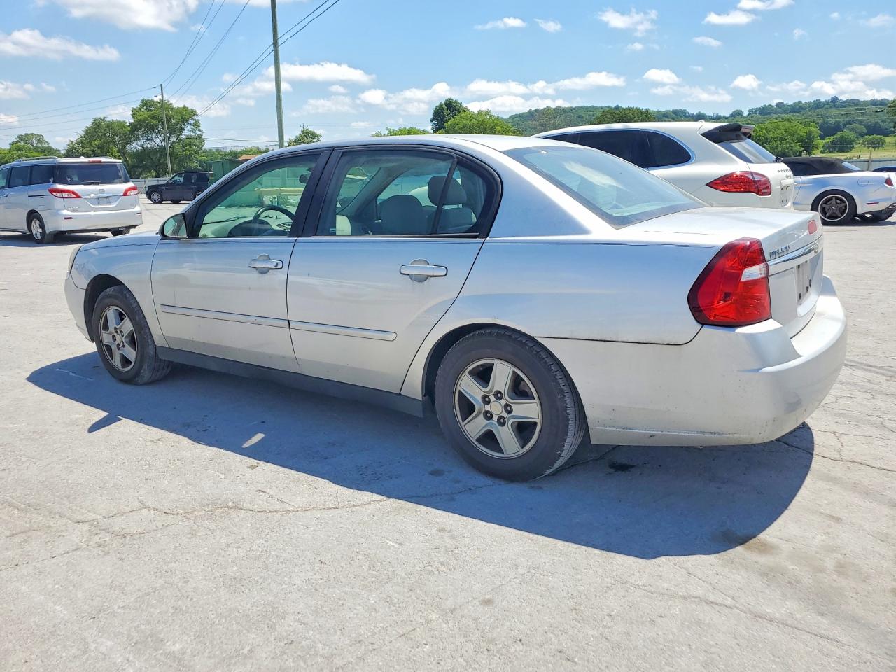 2005 Chevrolet Malibu Ls Silver vin: 1G1ZT54895F292613