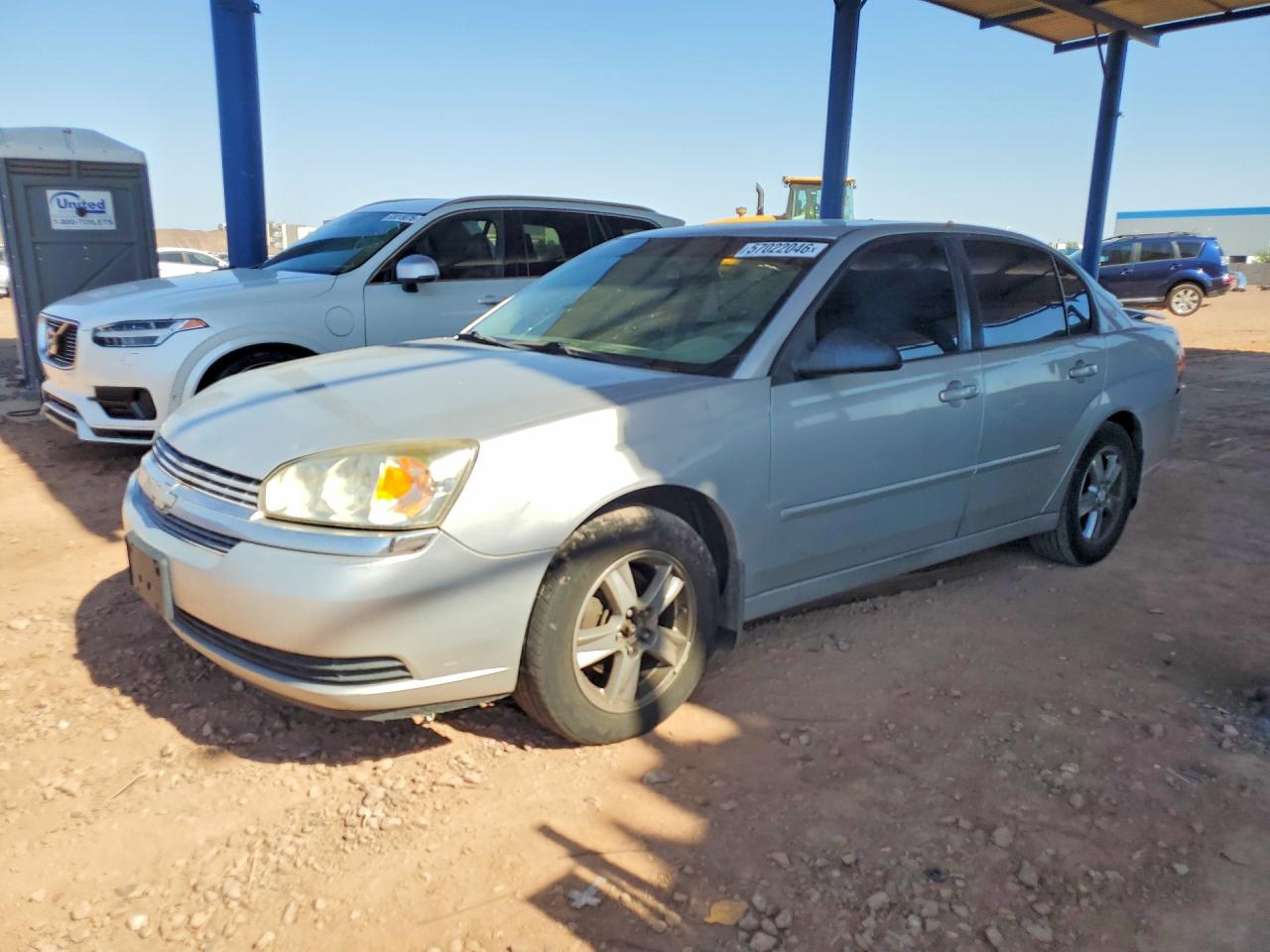 2005 Chevrolet Malibu Ls Серебряный vin: 1G1ZT54895F321267