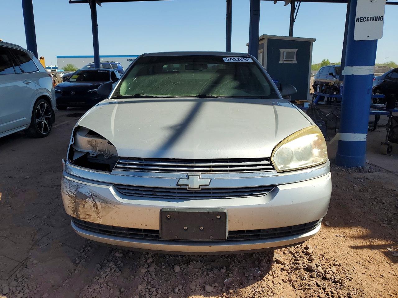 2005 Chevrolet Malibu Ls Silver vin: 1G1ZT54895F321267