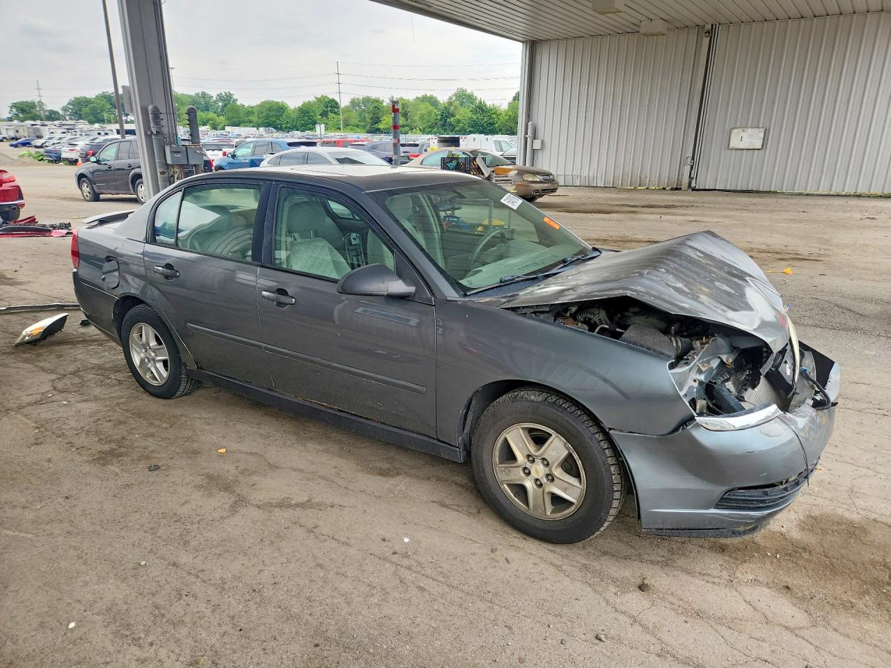 2004 Chevrolet Malibu Ls Gray vin: 1G1ZT548X4F150091