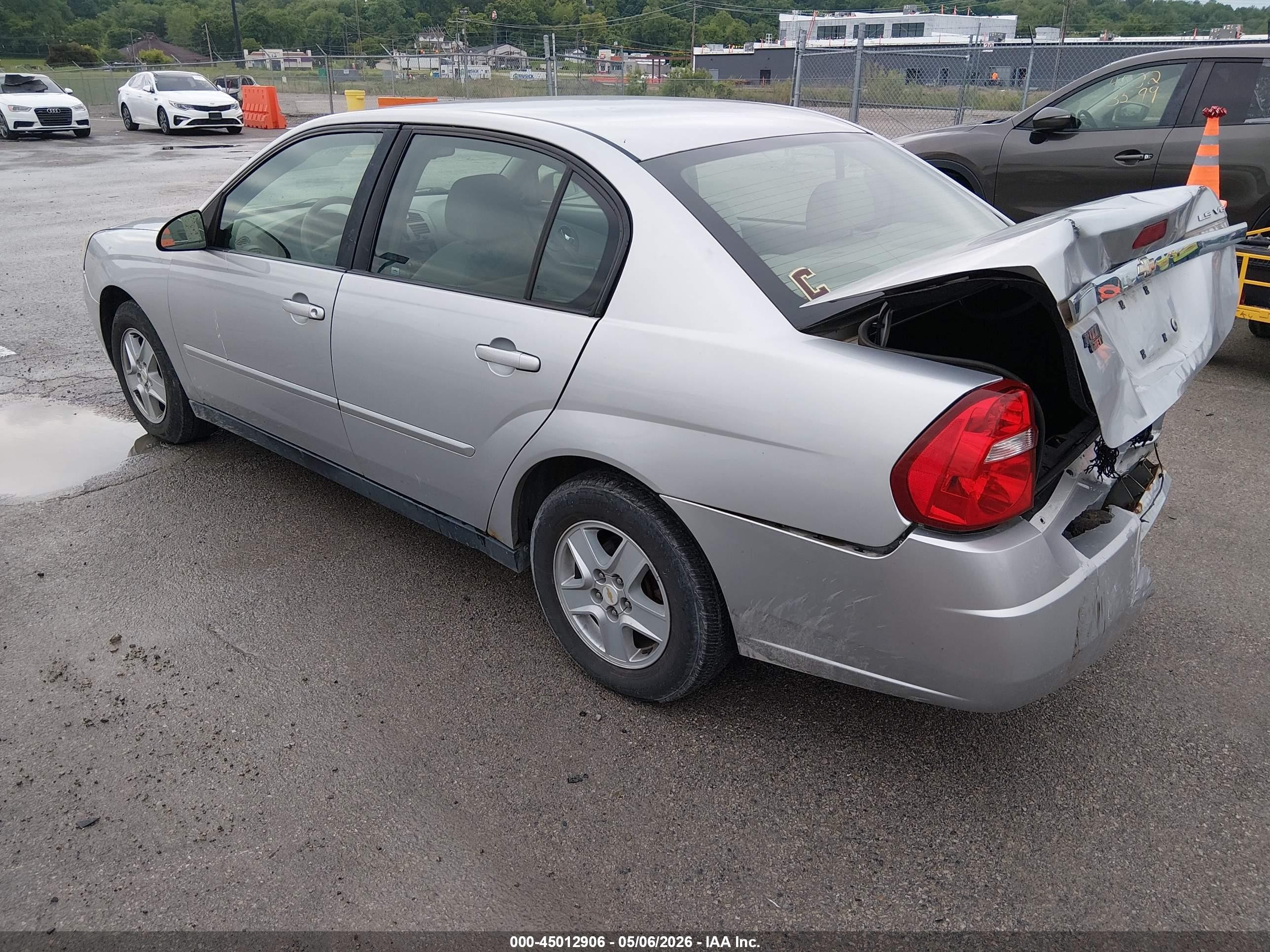 2005 Chevrolet Malibu Ls Silver vin: 1G1ZT548X5F325019