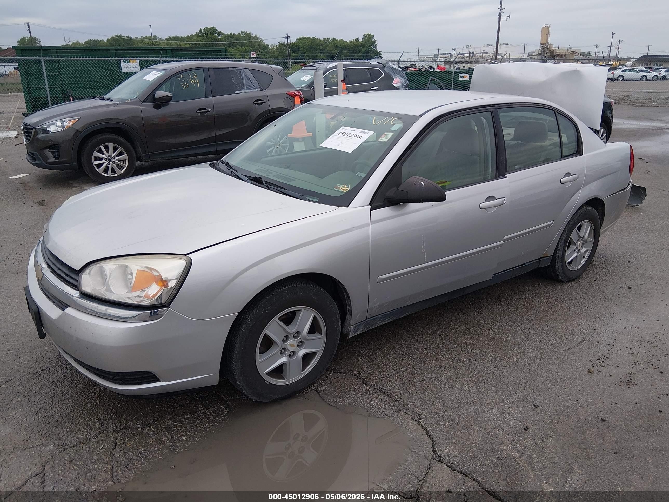 2005 Chevrolet Malibu Ls Silver vin: 1G1ZT548X5F325019