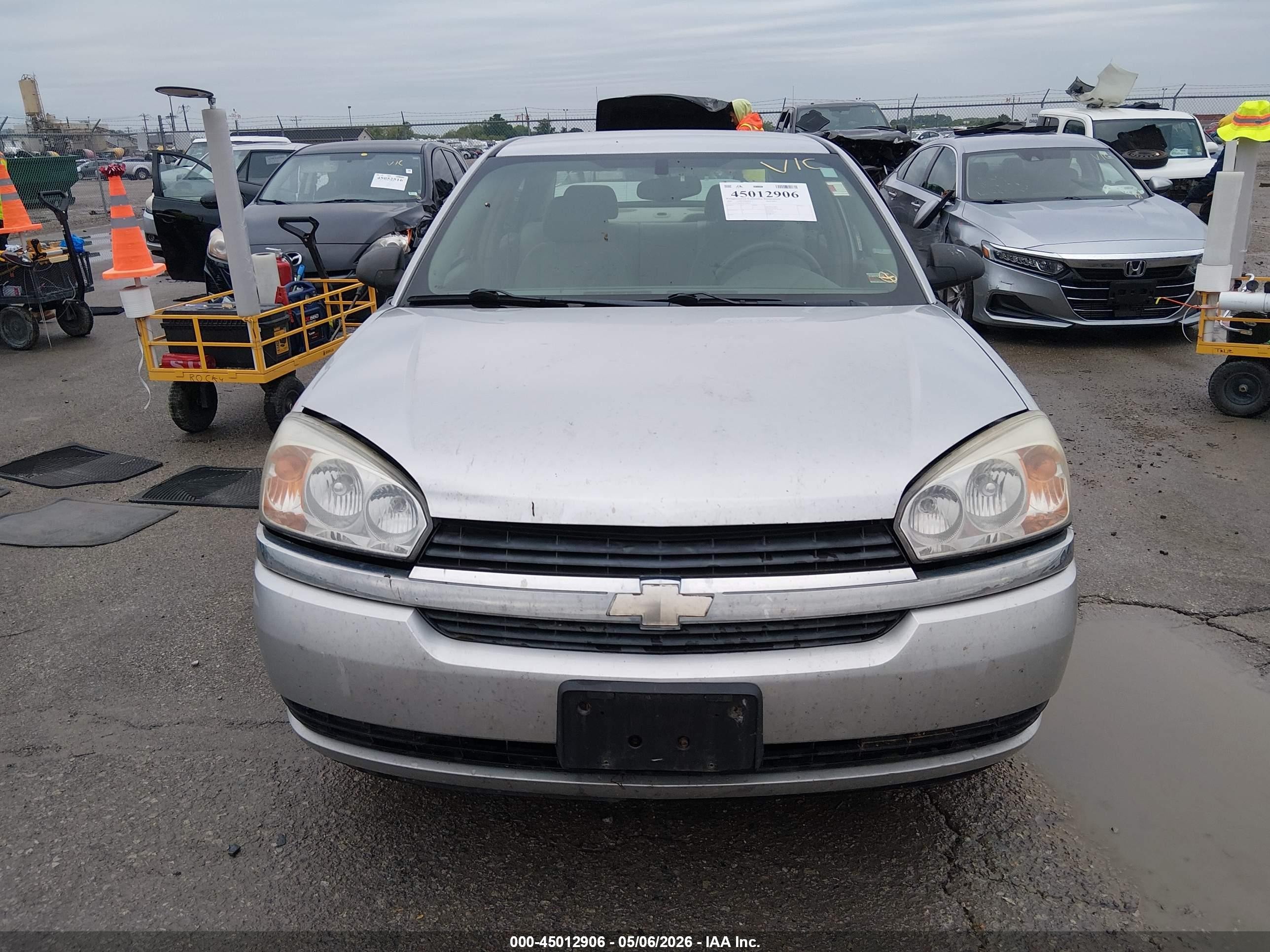 2005 Chevrolet Malibu Ls Silver vin: 1G1ZT548X5F325019