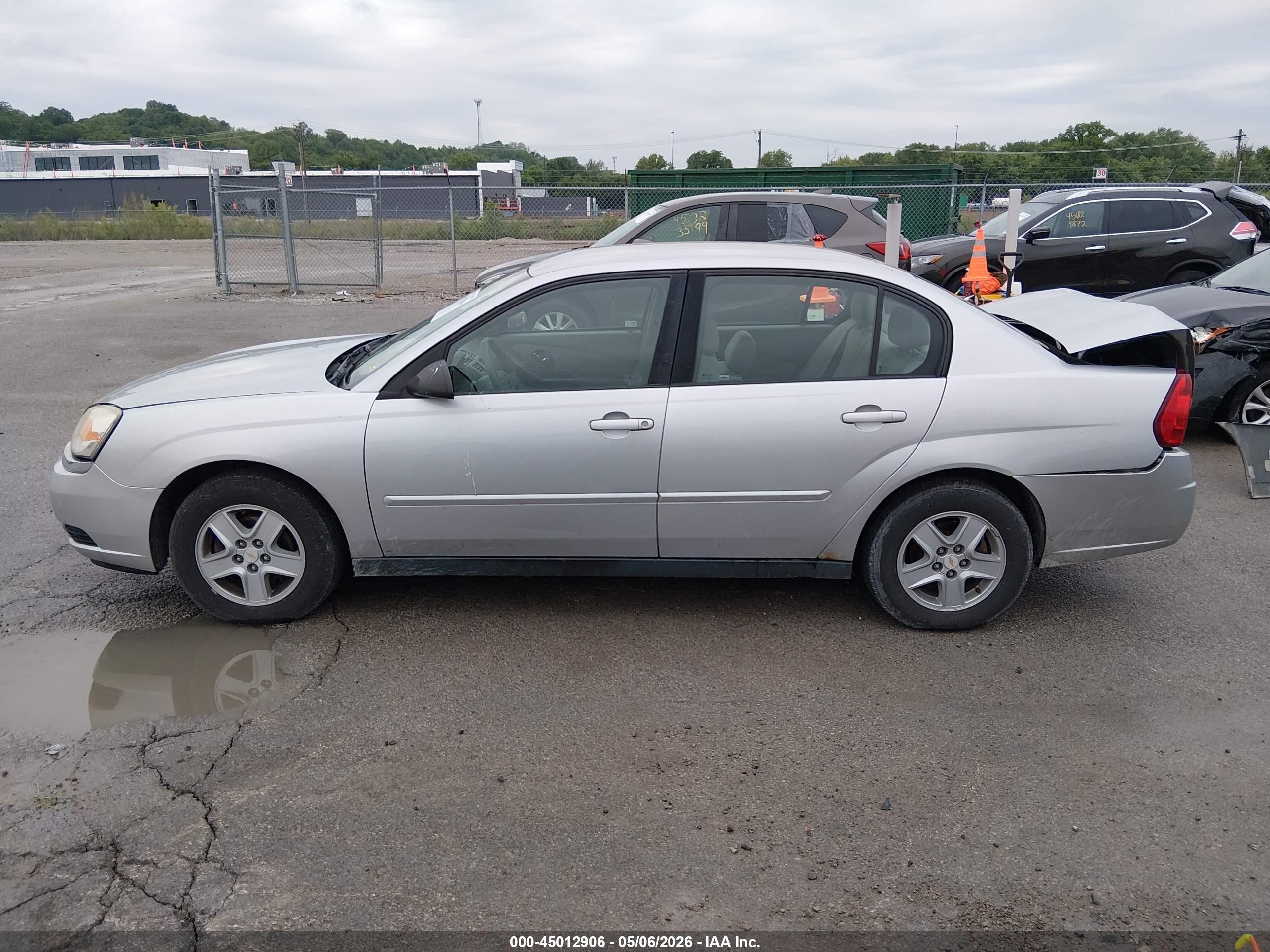 2005 Chevrolet Malibu Ls Silver vin: 1G1ZT548X5F325019
