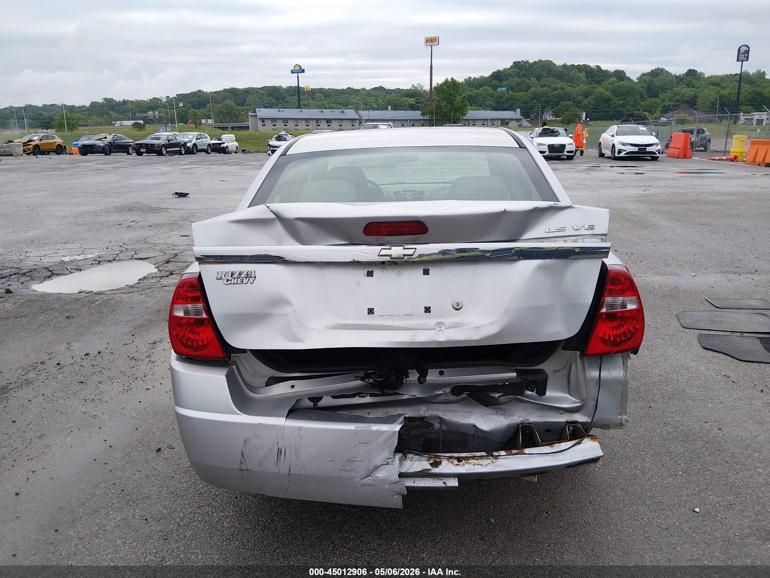 2005 Chevrolet Malibu Ls Silver vin: 1G1ZT548X5F325019