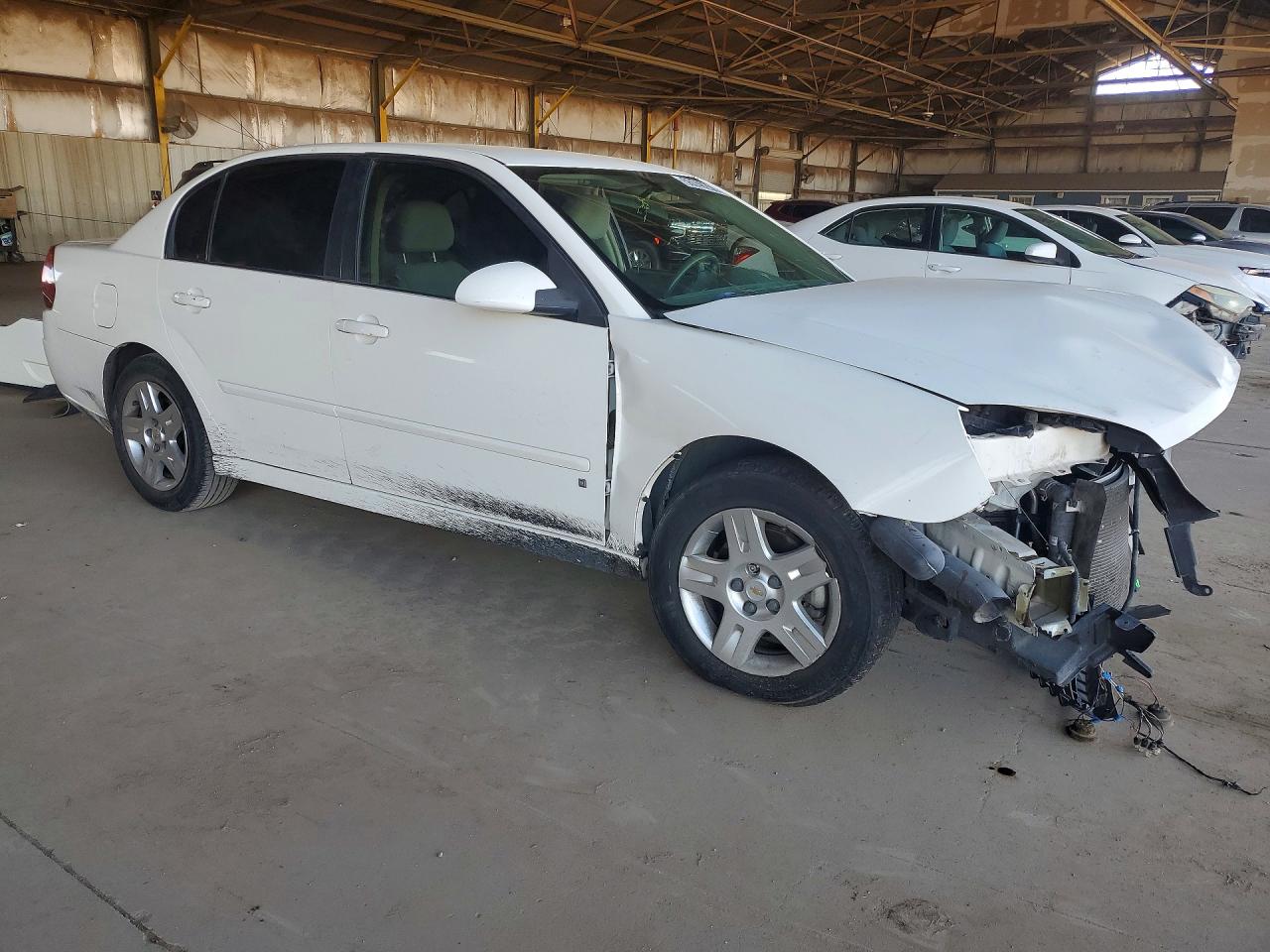 2007 Chevrolet Malibu Lt White vin: 1G1ZT57F27F279957