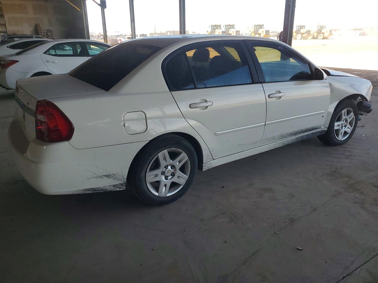 2007 Chevrolet Malibu Lt White vin: 1G1ZT57F27F279957