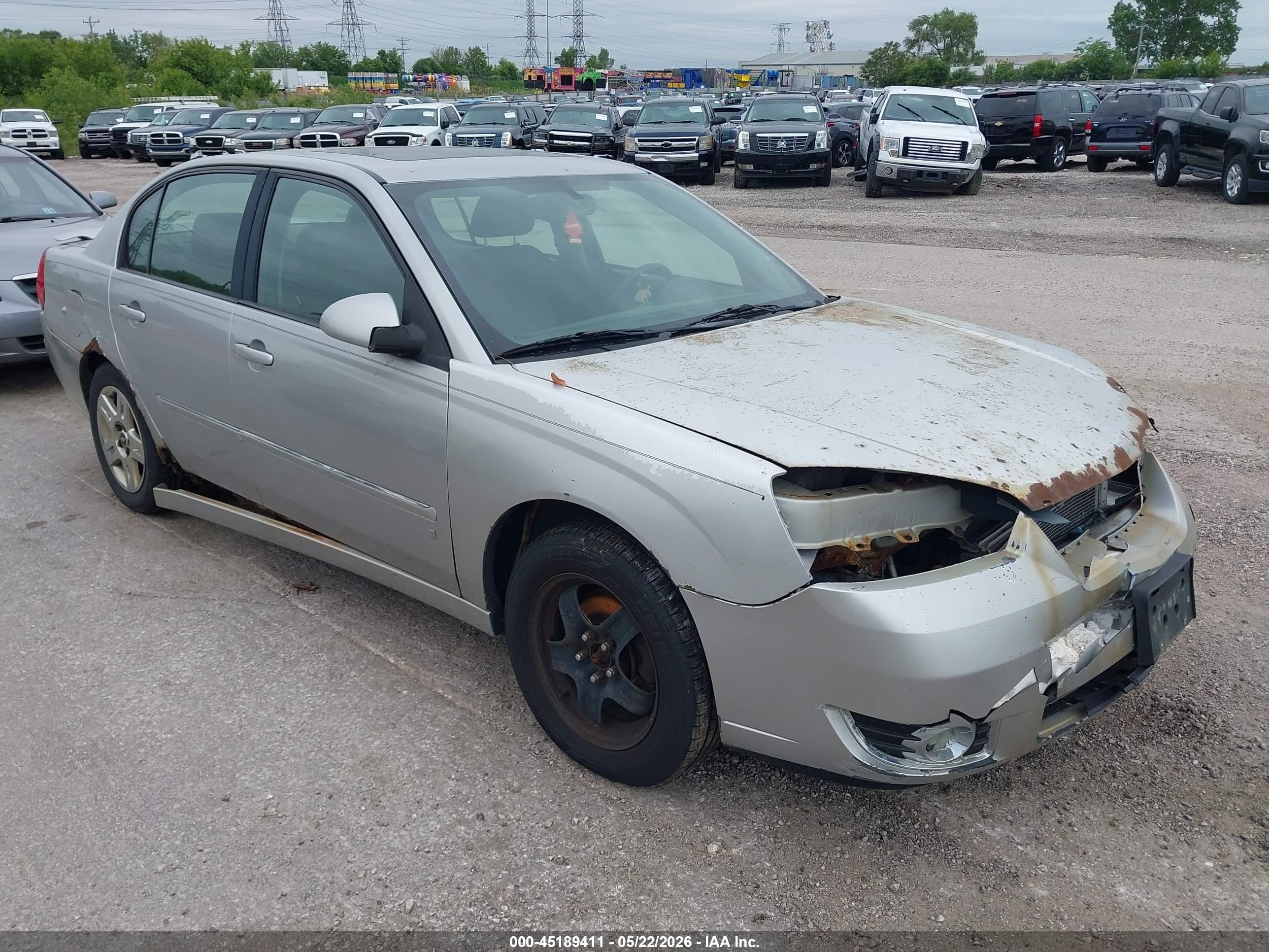 2007 Chevrolet Malibu Lt Silver vin: 1G1ZT57N57F190293