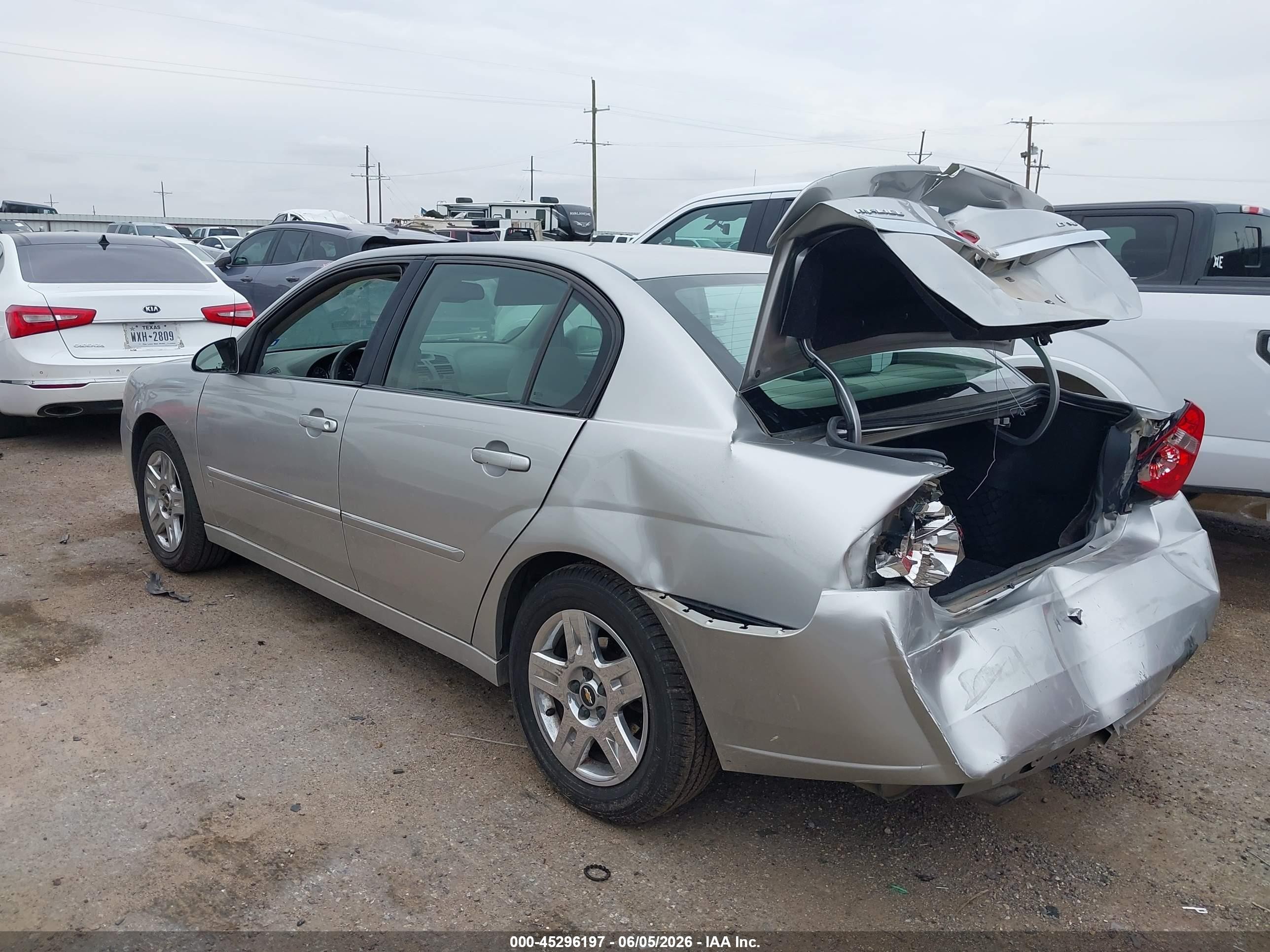 2007 Chevrolet Malibu Lt Silver vin: 1G1ZT57N97F169558