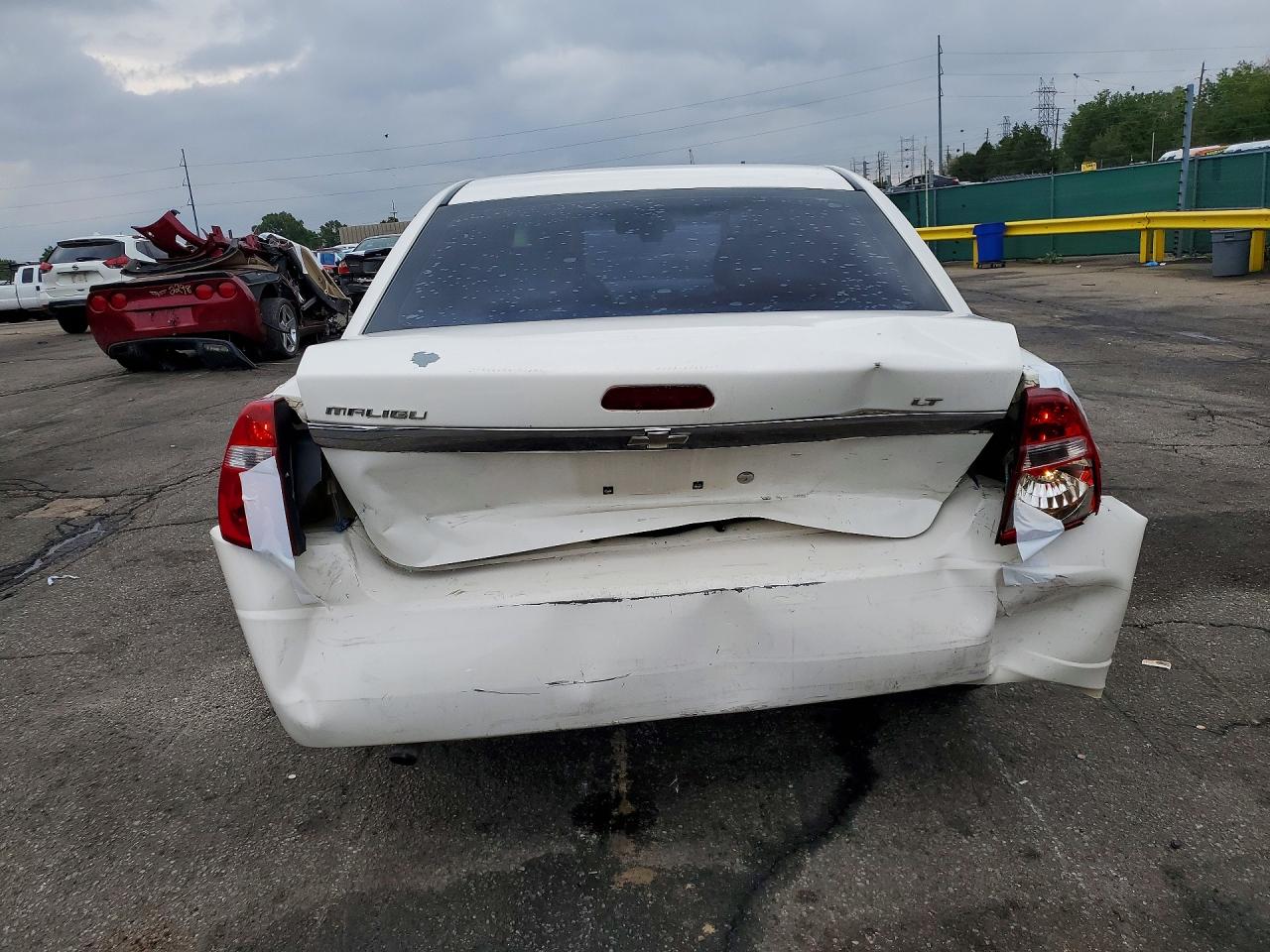 2007 Chevrolet Malibu Lt White vin: 1G1ZT58F67F140459